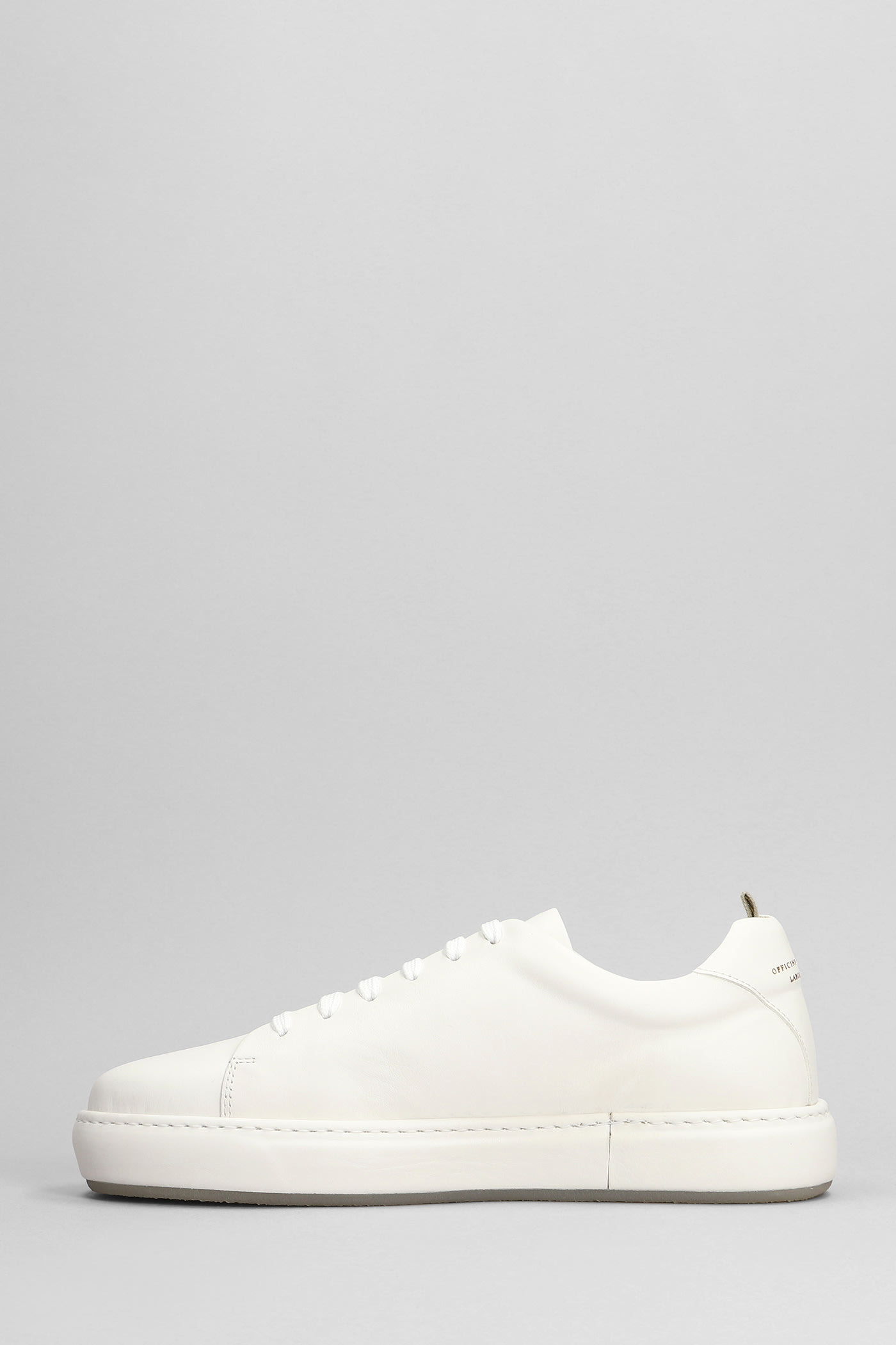 Shop Officine Creative Covered 001 Sneakers In White Leather