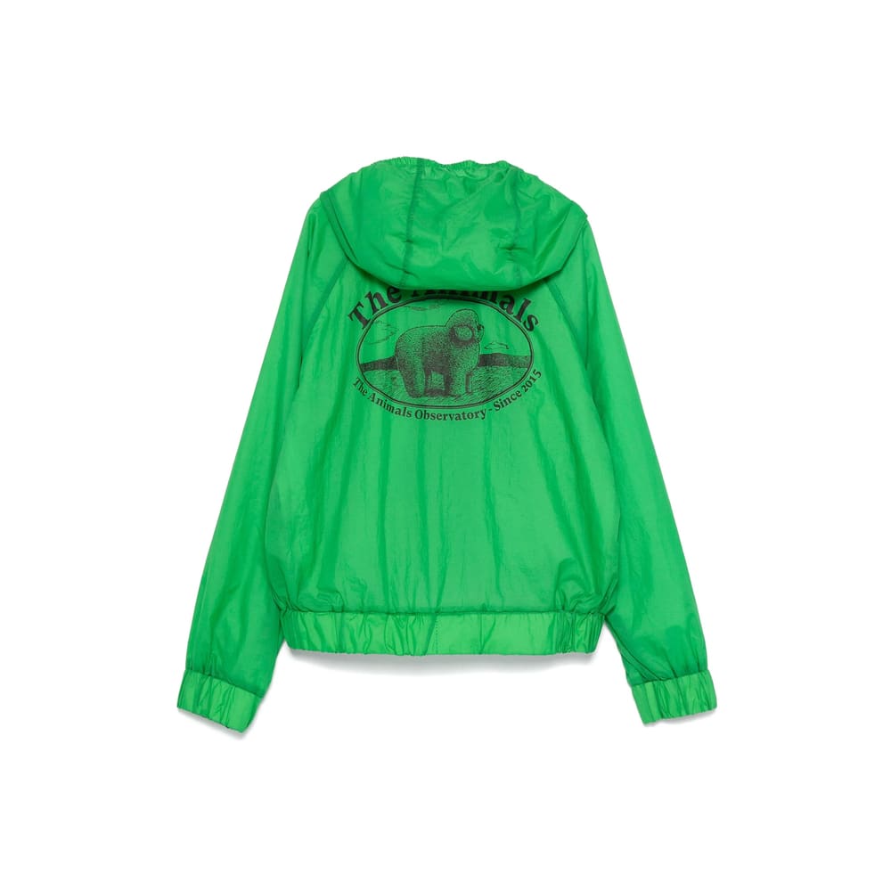 The Animals Observatory Fox Jacket In Green