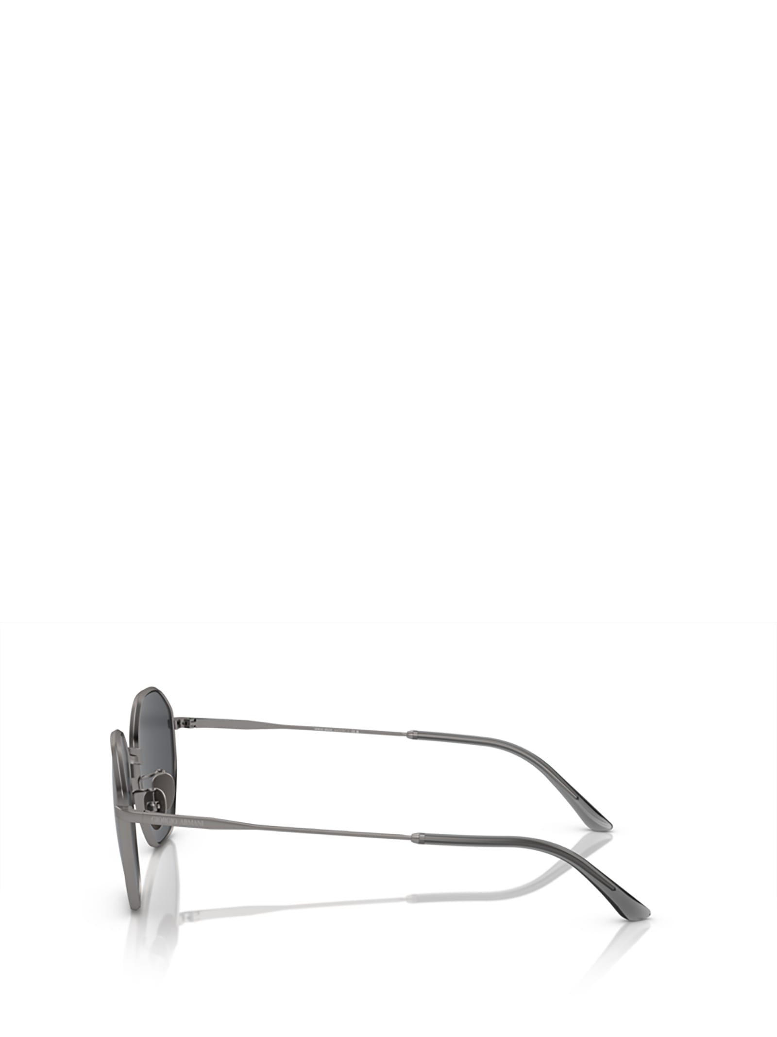 Shop Giorgio Armani Ar6150 Matte Gunmetal Sunglasses