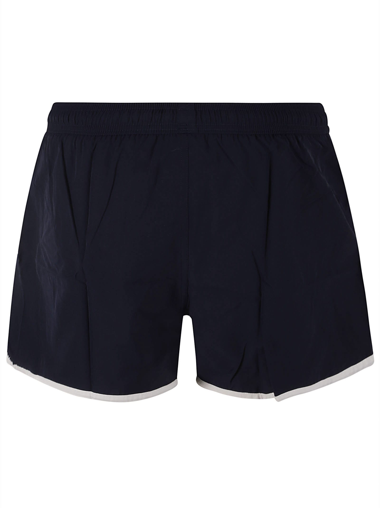 Shop Alexander Mcqueen Run Varsity Skull Swim Shorts