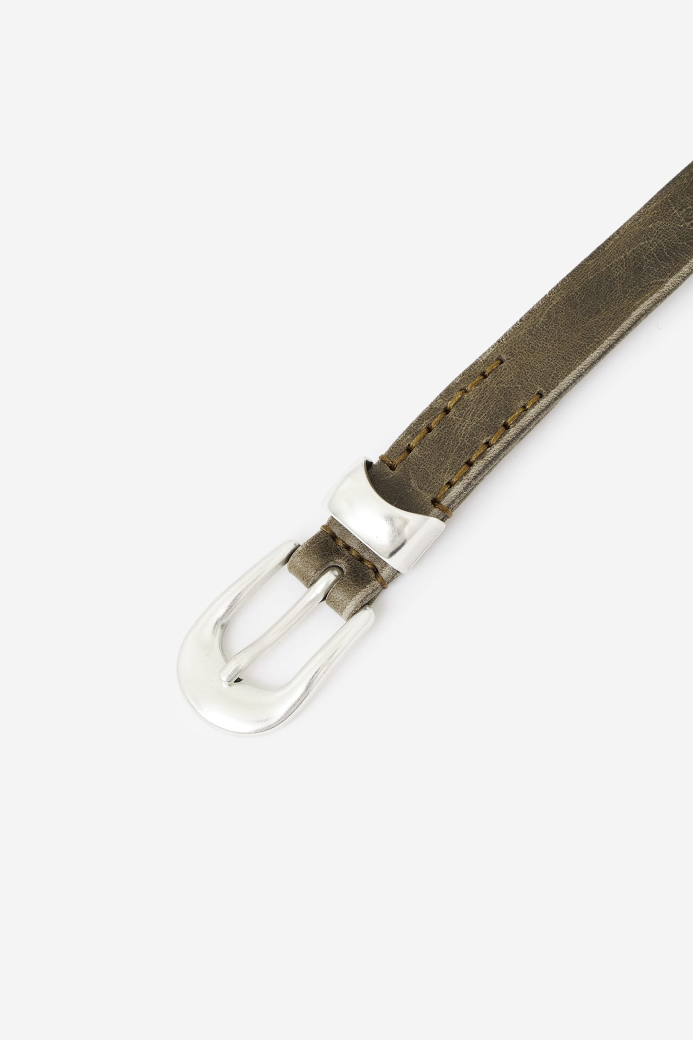 Shop Our Legacy 2 Cm Belt Belts In Khaki