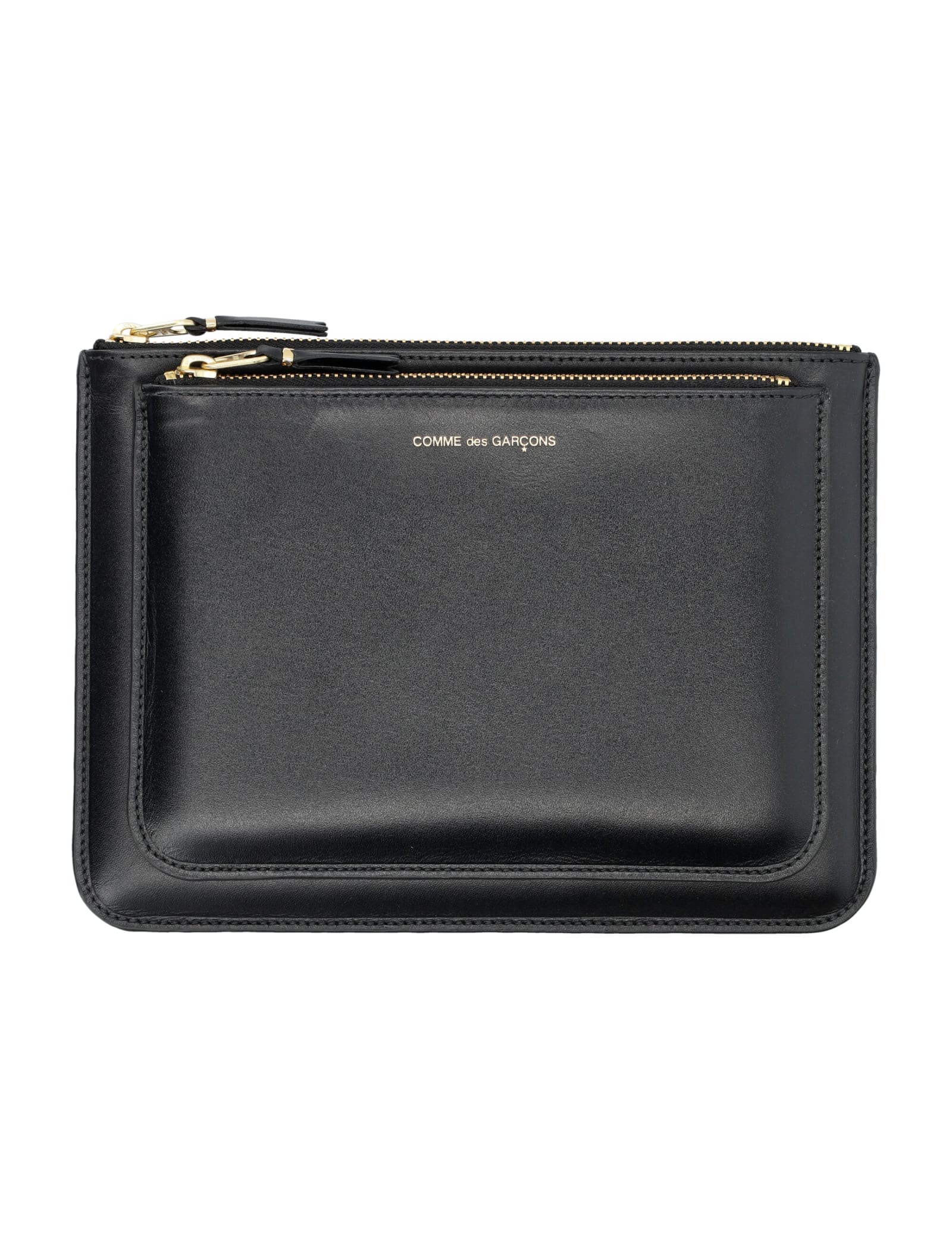 Shop Comme Des Garçons Outside Pocket Pouch In Black