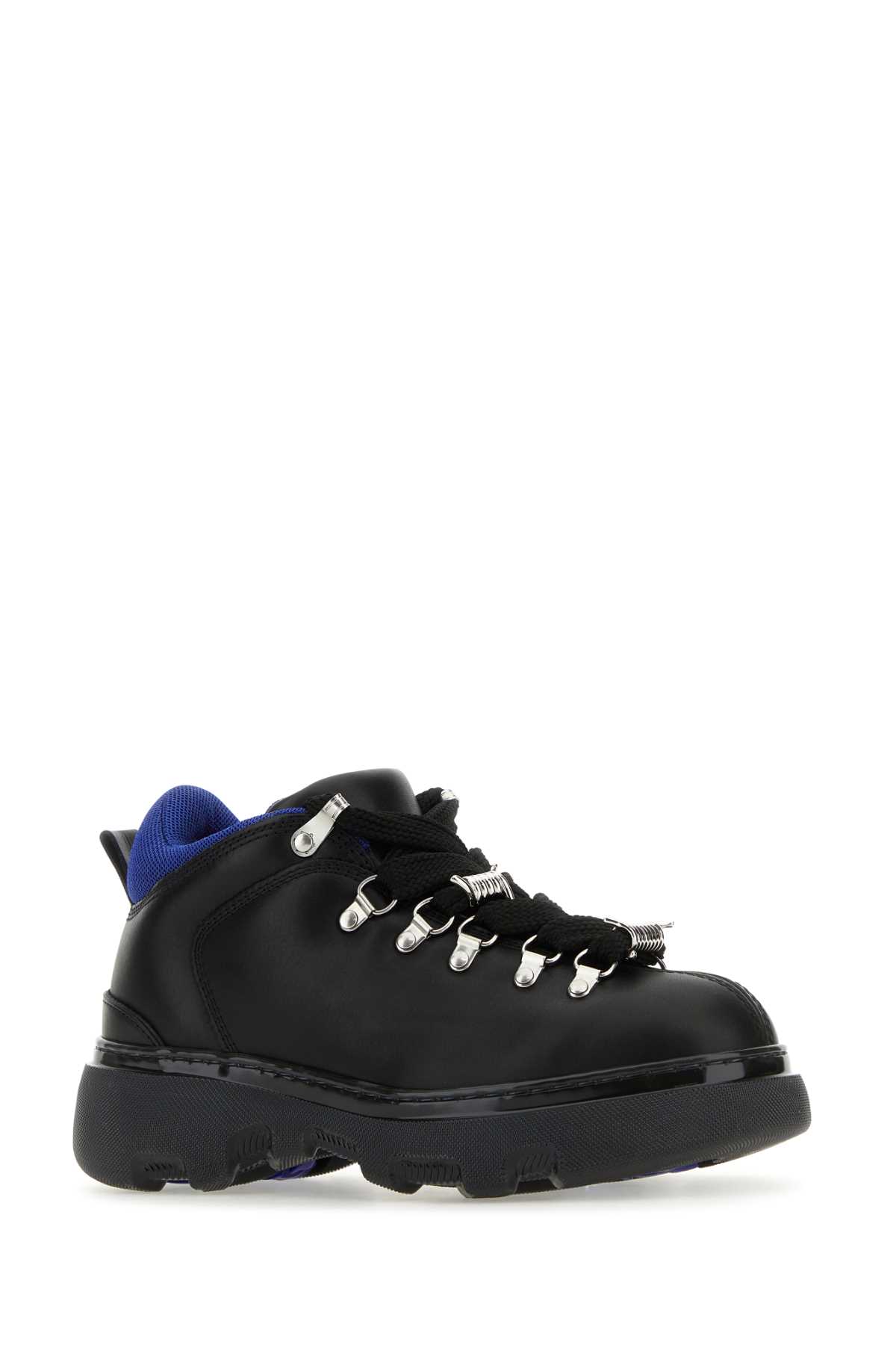 Burberry Black Leather Lace-up Shoes