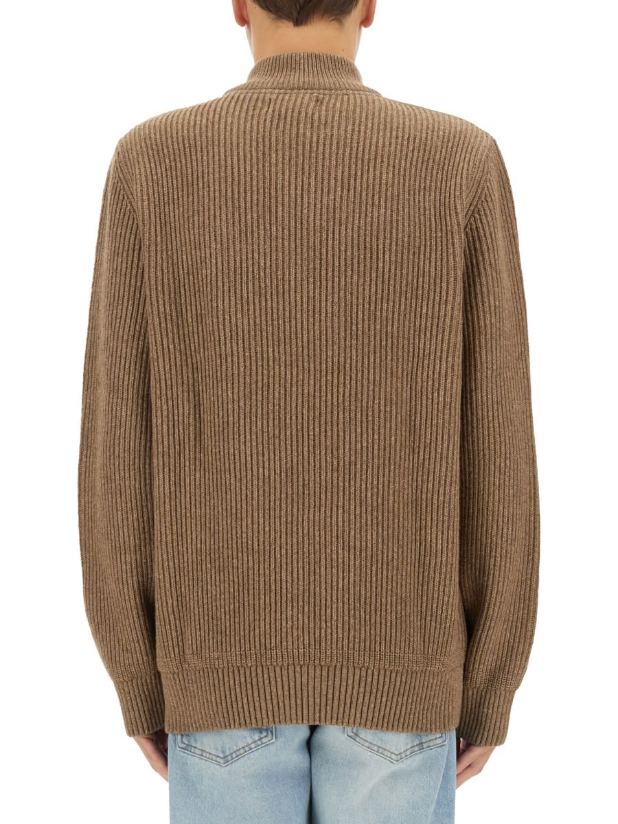 Shop Barbour Miller Jersey In Beige