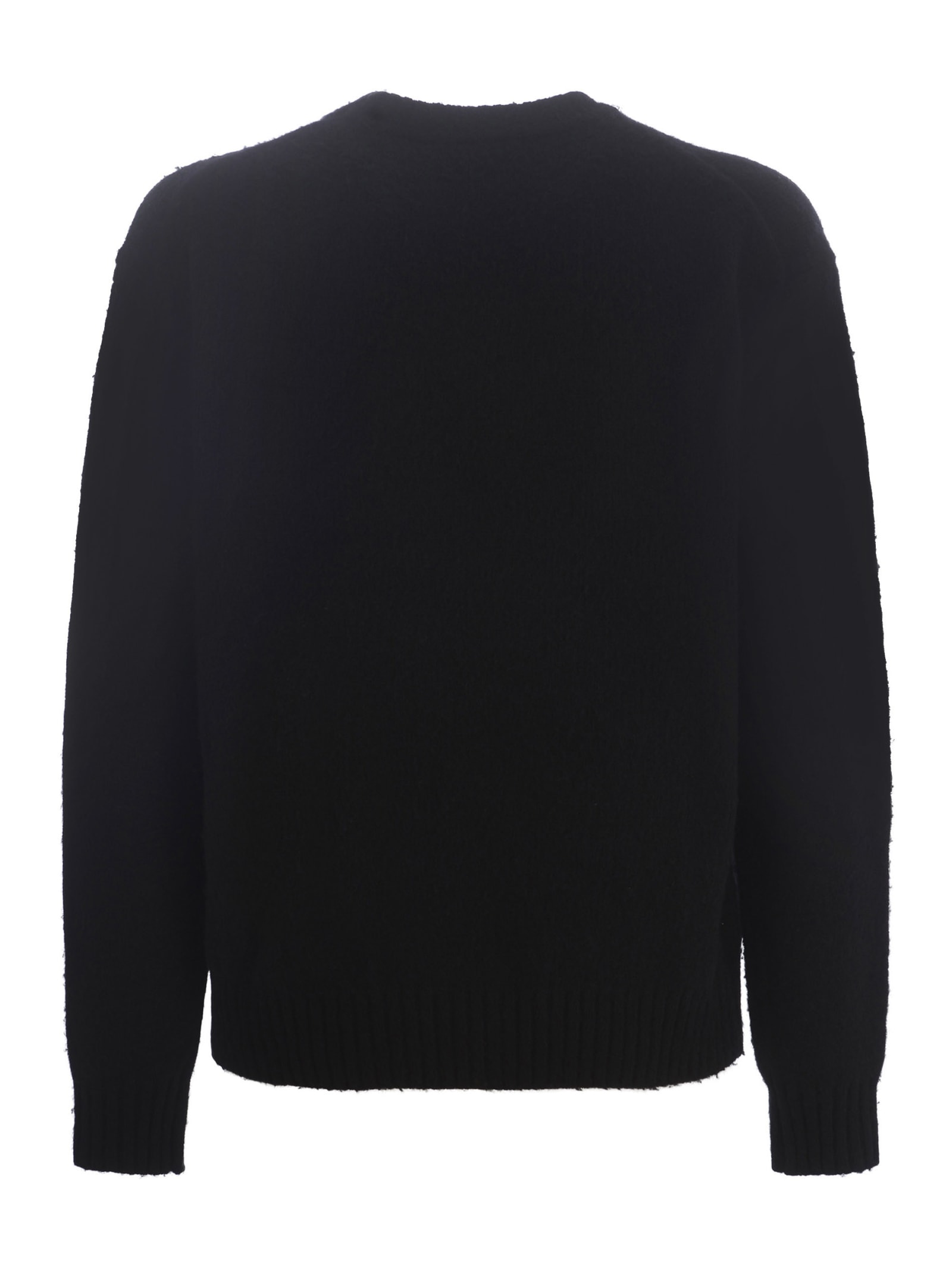 Shop Axel Arigato Sweater  Clay In Wool And Cashmere Blend In Black