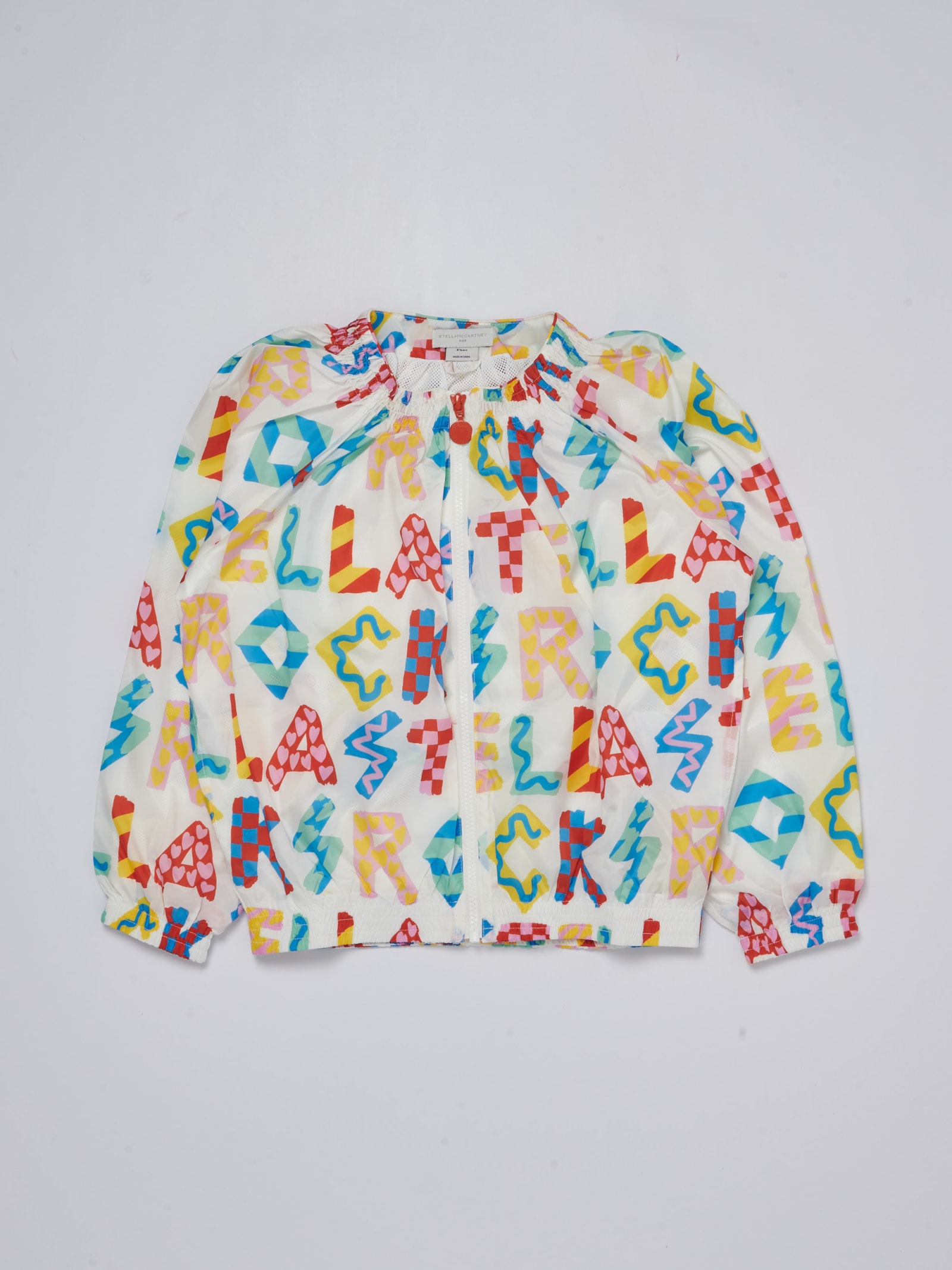 Stella Mccartney Kids' Jacket Jacket In Bianco-multicolor