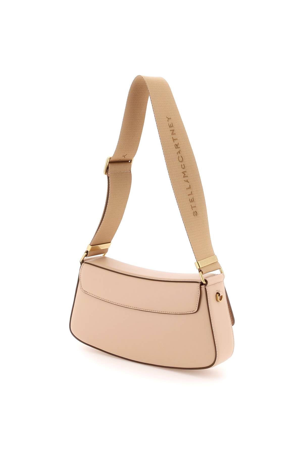 Stella Mccartney S-wave Shoulder Bag In Blush (beige)