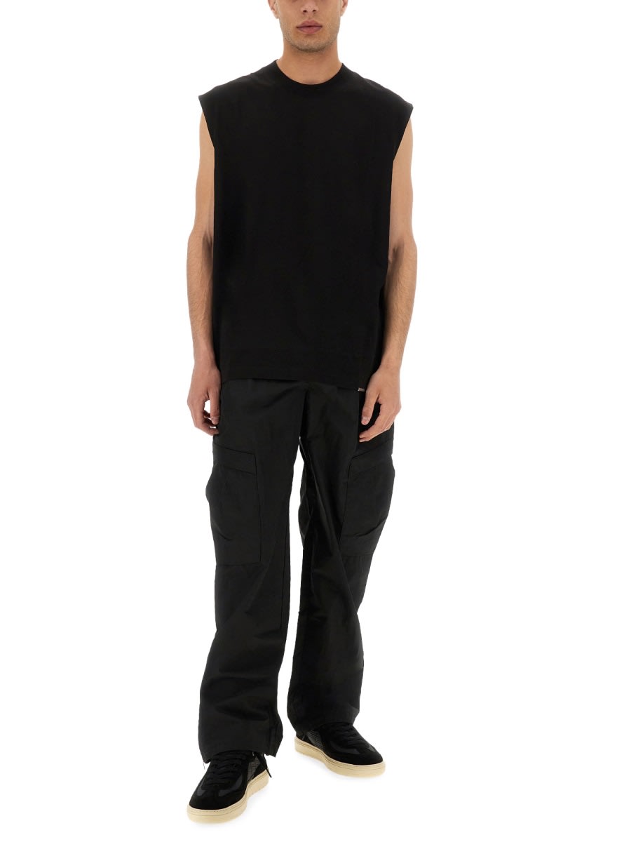 Represent Tech Cargo Pants Featuring Zip Detail In Black