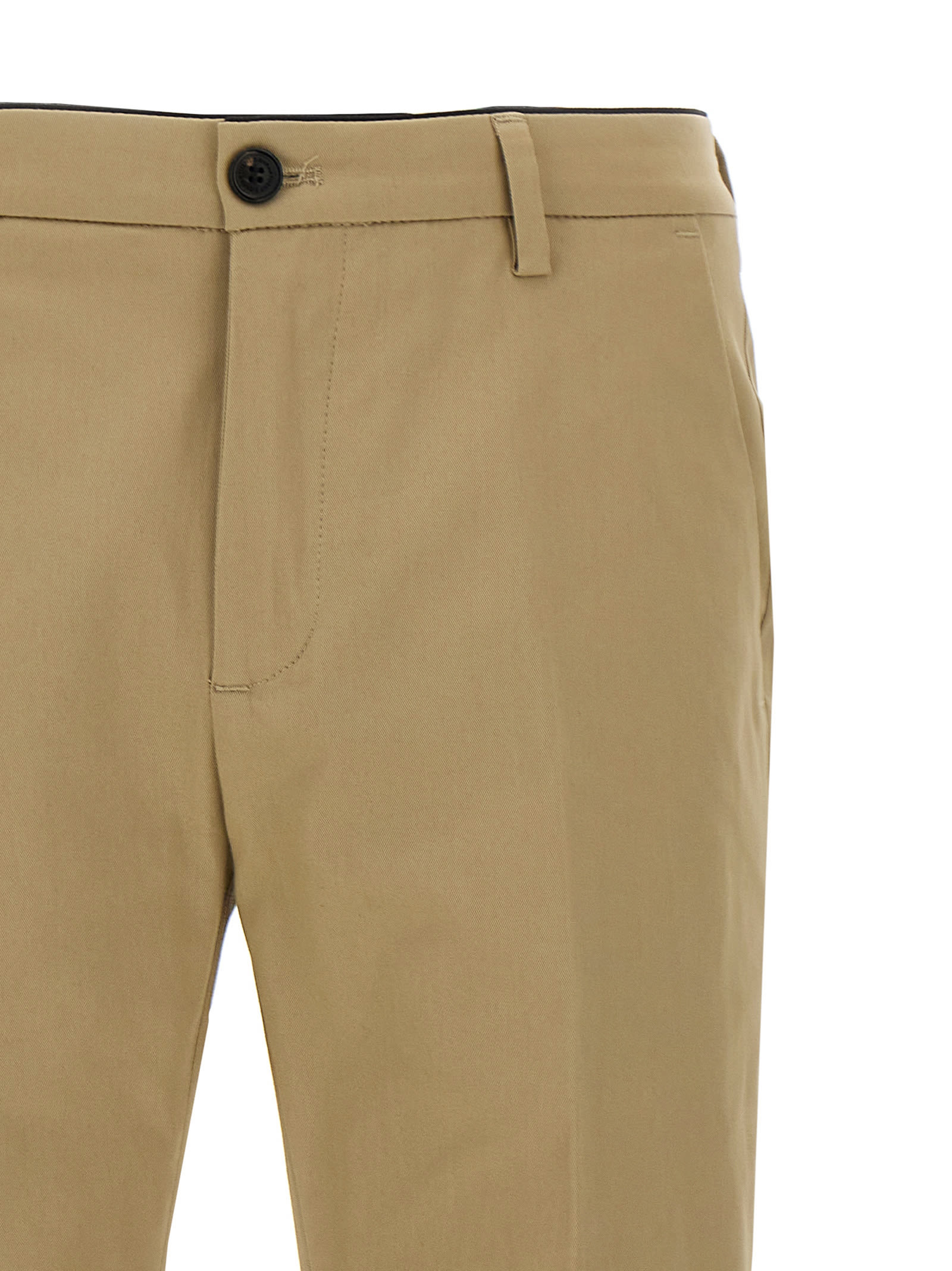 Department Five Beige Prince Pants In Green