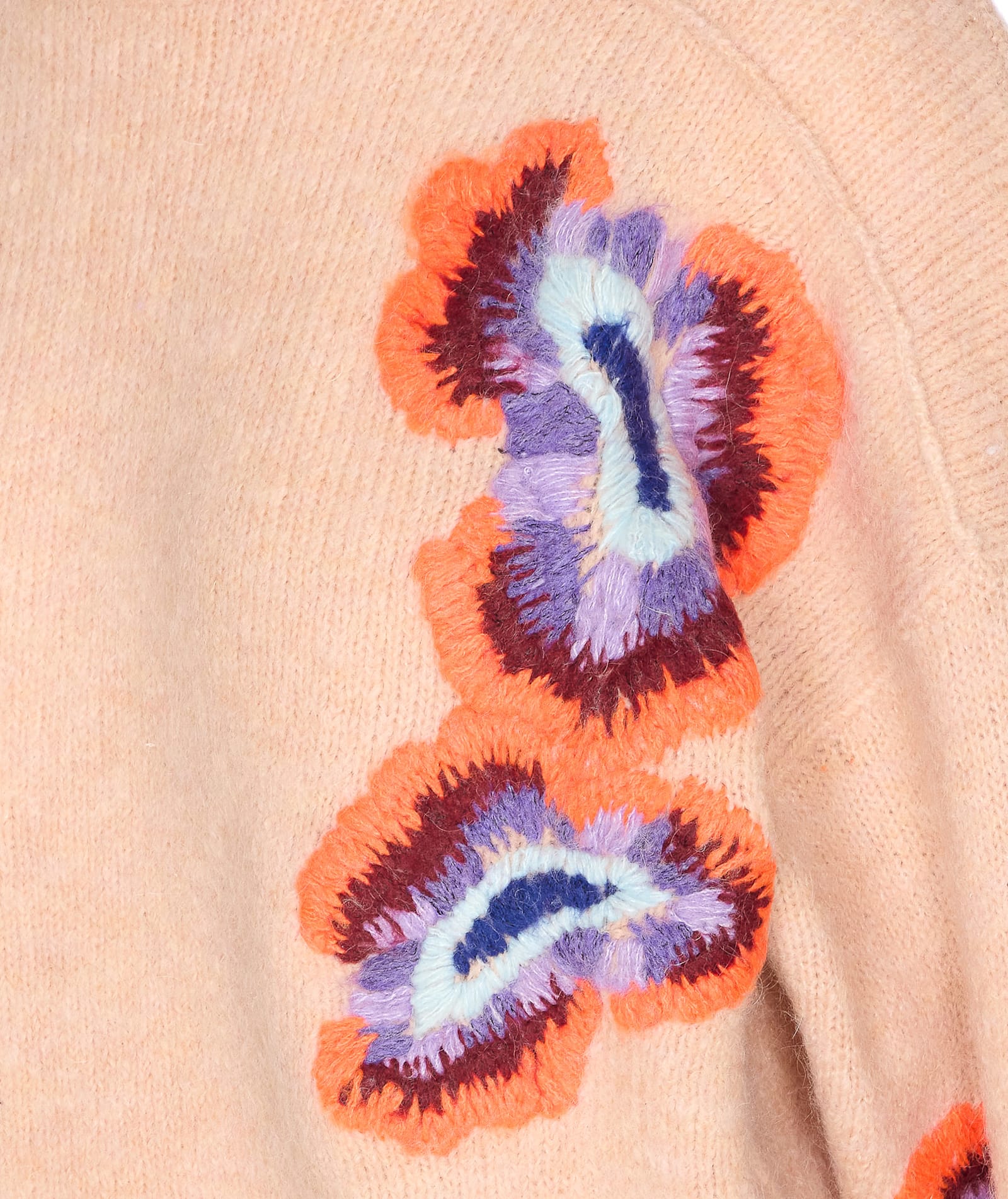 Essentiel Antwerp Impossibile1 Pink Crewneck Sweater In Neutral