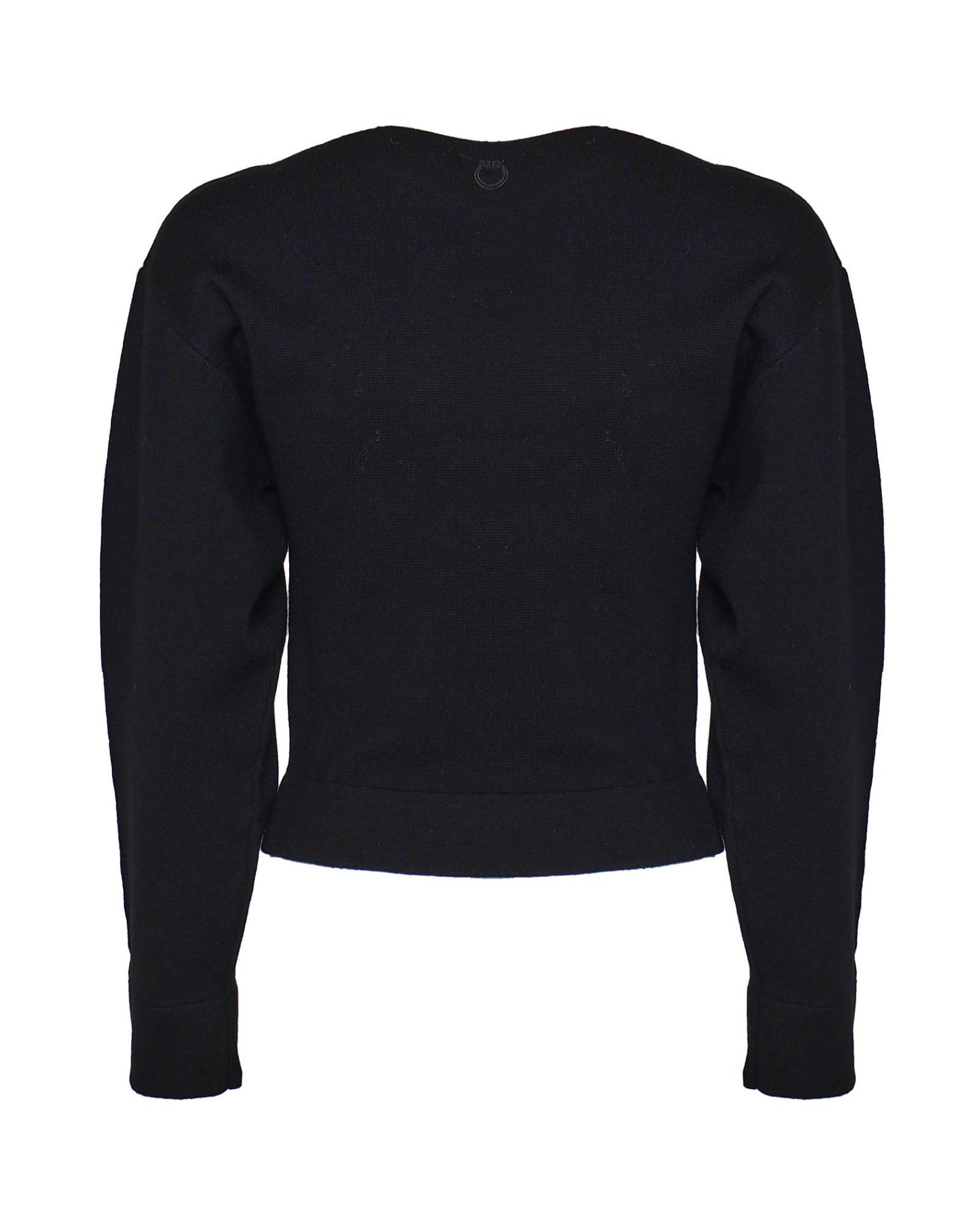 Shop Pinko Tricot Knit In Black