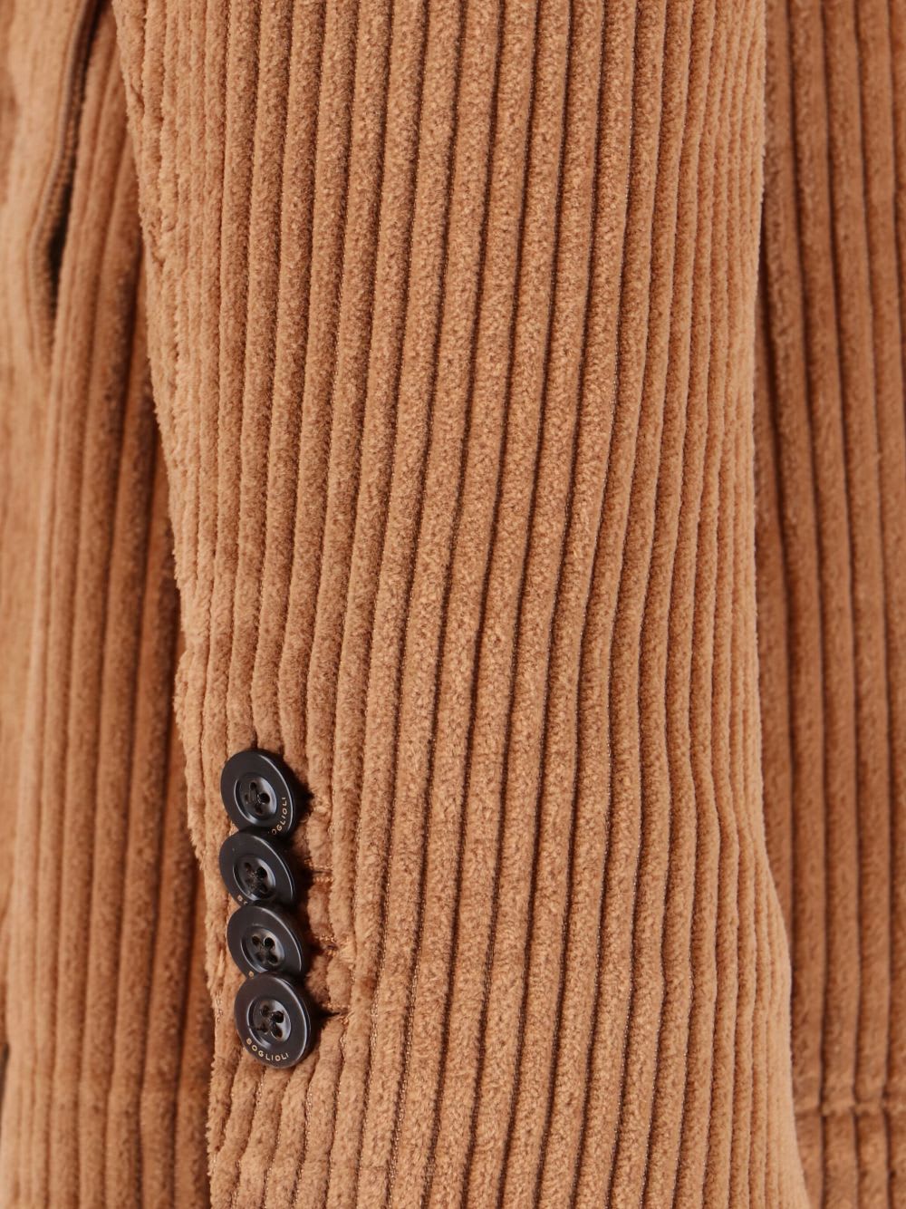 Boglioli Terracotta Brown Double-breasted Jacket In Brown