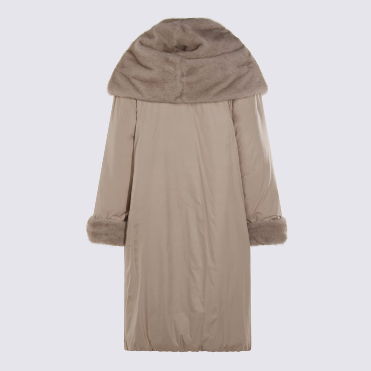 Antonelli Grey Gavi Down Jacket In Brown