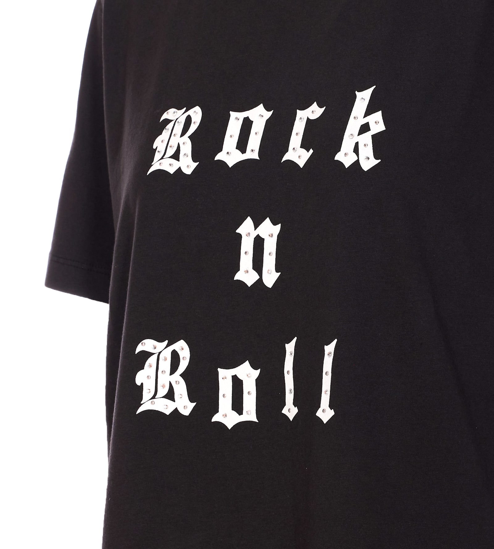 Zadig & Voltaire Edwin Hc Rock And Roll T-shirt In Carbone