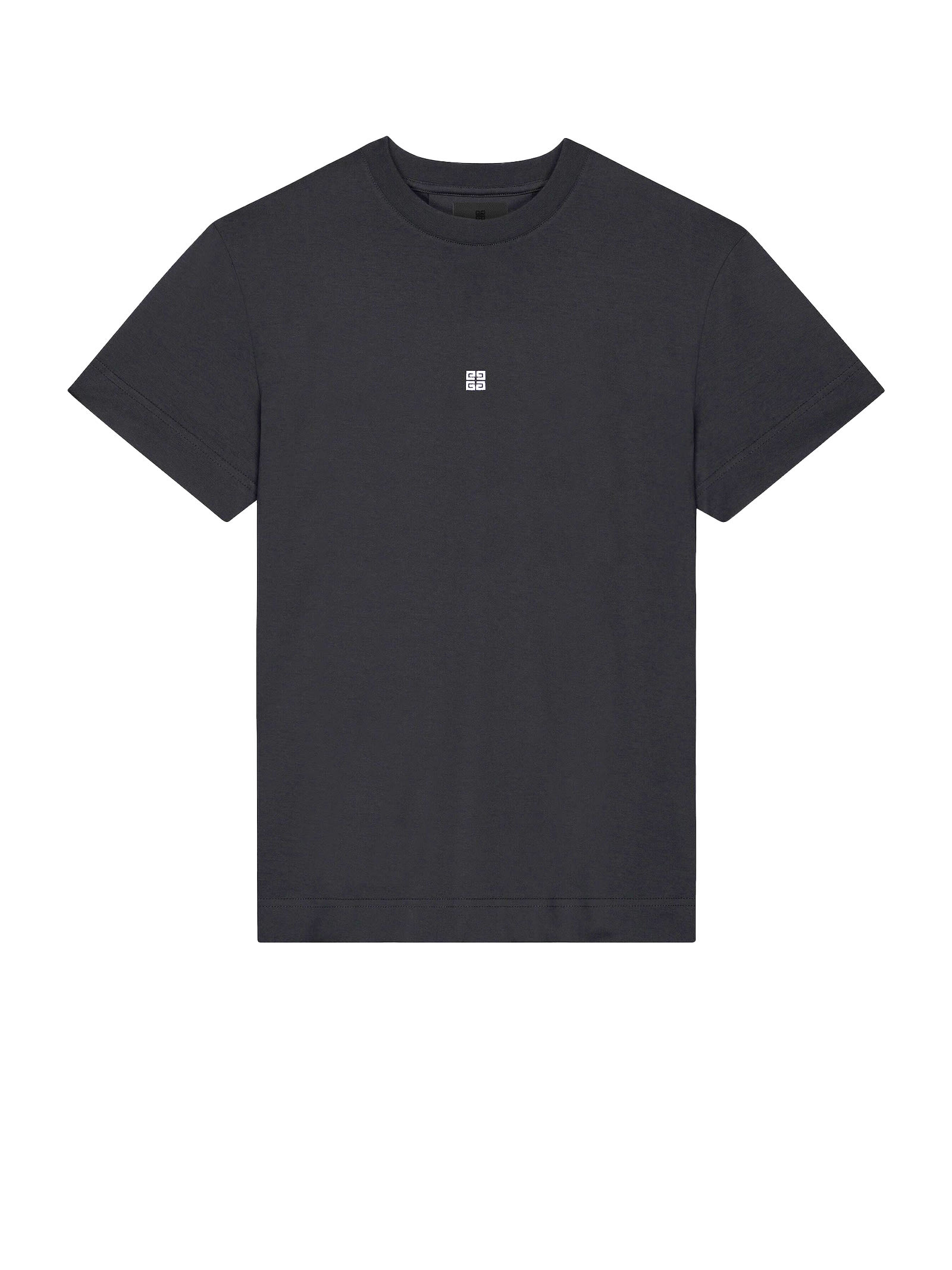 Shop Givenchy Charcoal T-shirt With Logo