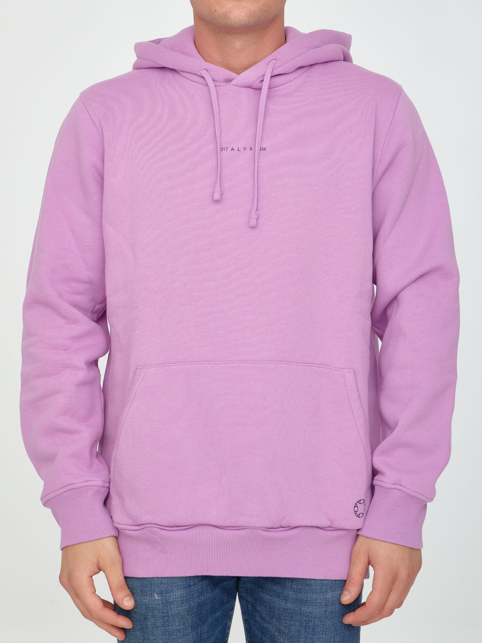 1017 ALYX 9SM Pink Hoodie With Logo