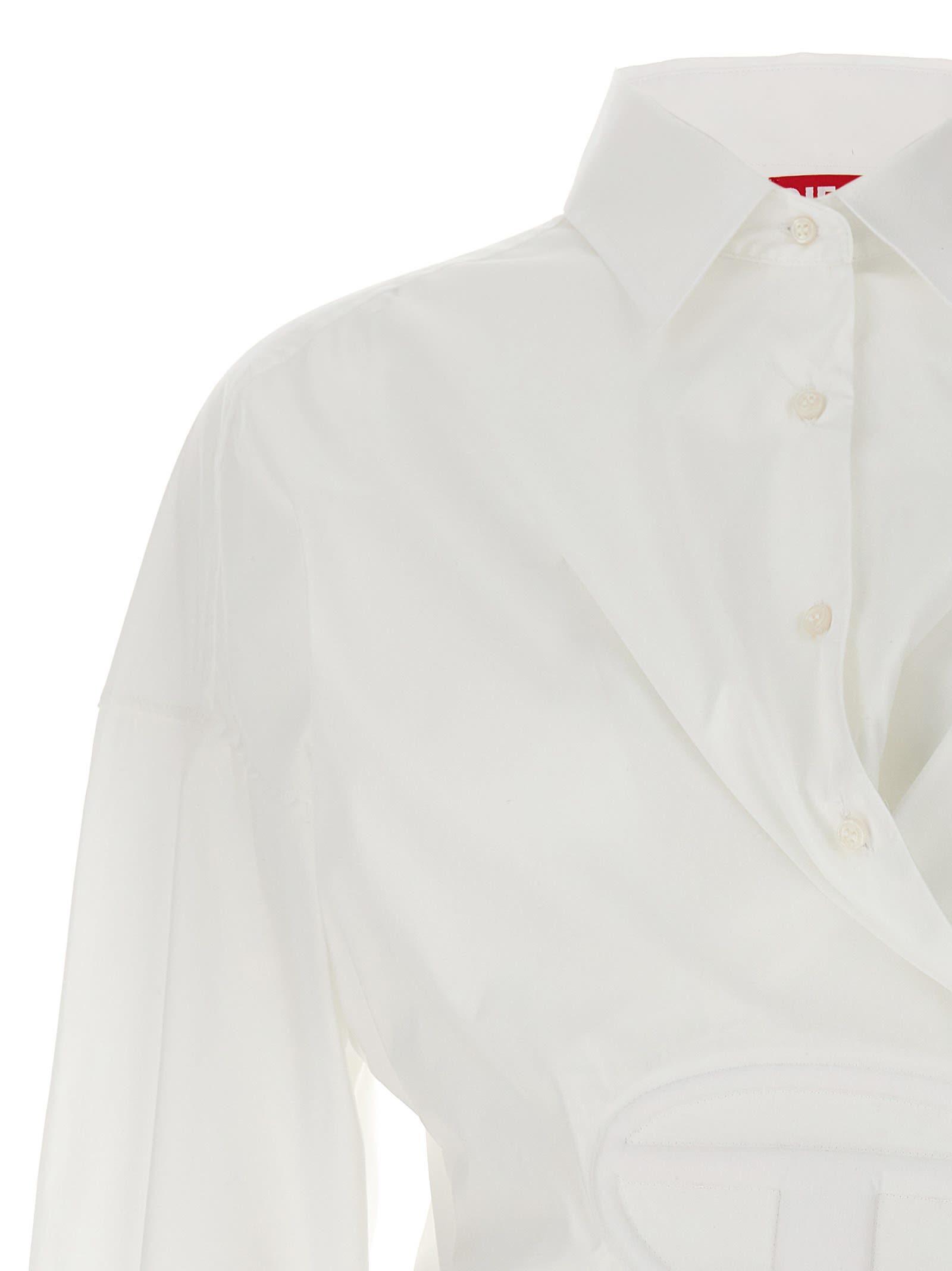 Shop Diesel C-siz Shirt In White