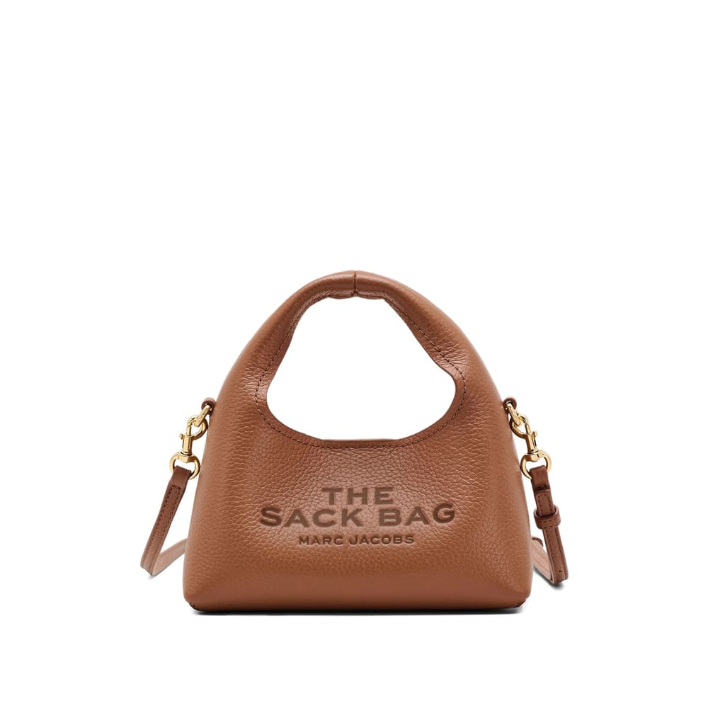 Marc Jacobs The Sack Micro Leather Top-handle Tote Bag In Brown