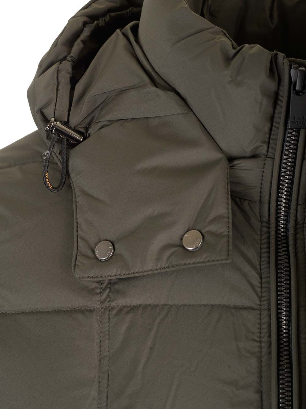 Shop Tatras Short Gesso Down Jacket In Grey