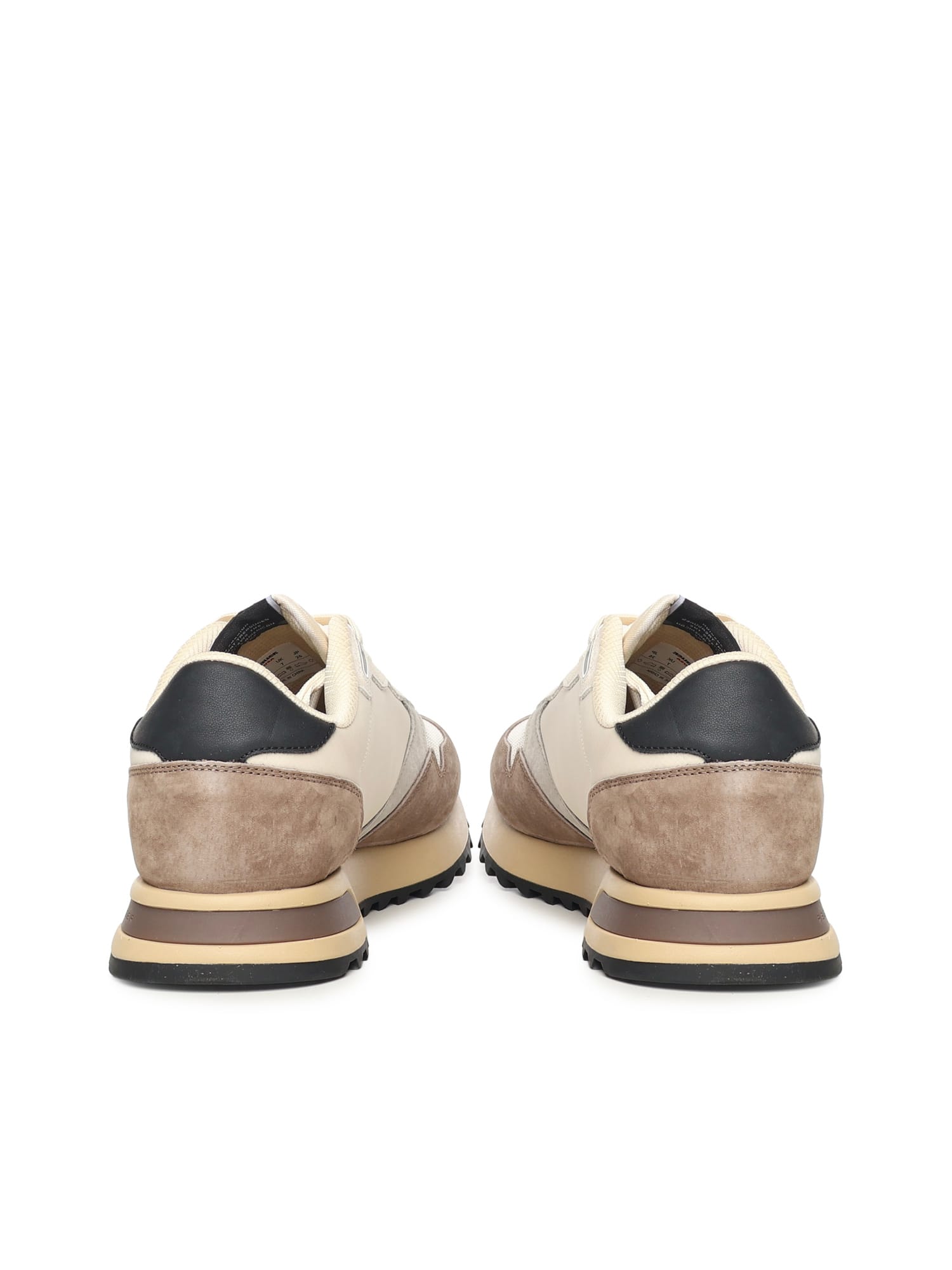 Blauer Leather Lace-up Low-top Sneakers In Multi