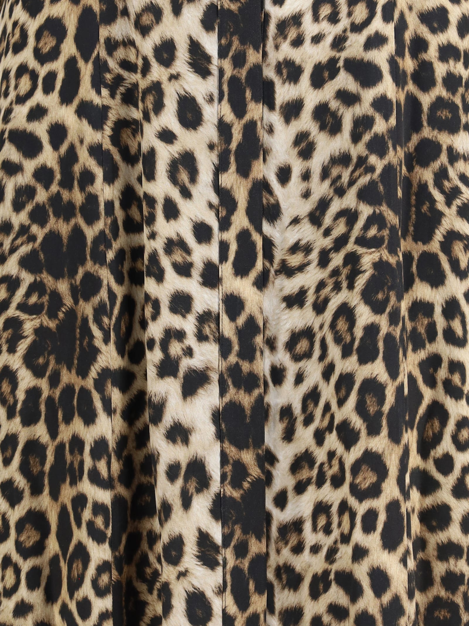 Crida Milano Windsor Leopard Satin Midi Dress In Multi