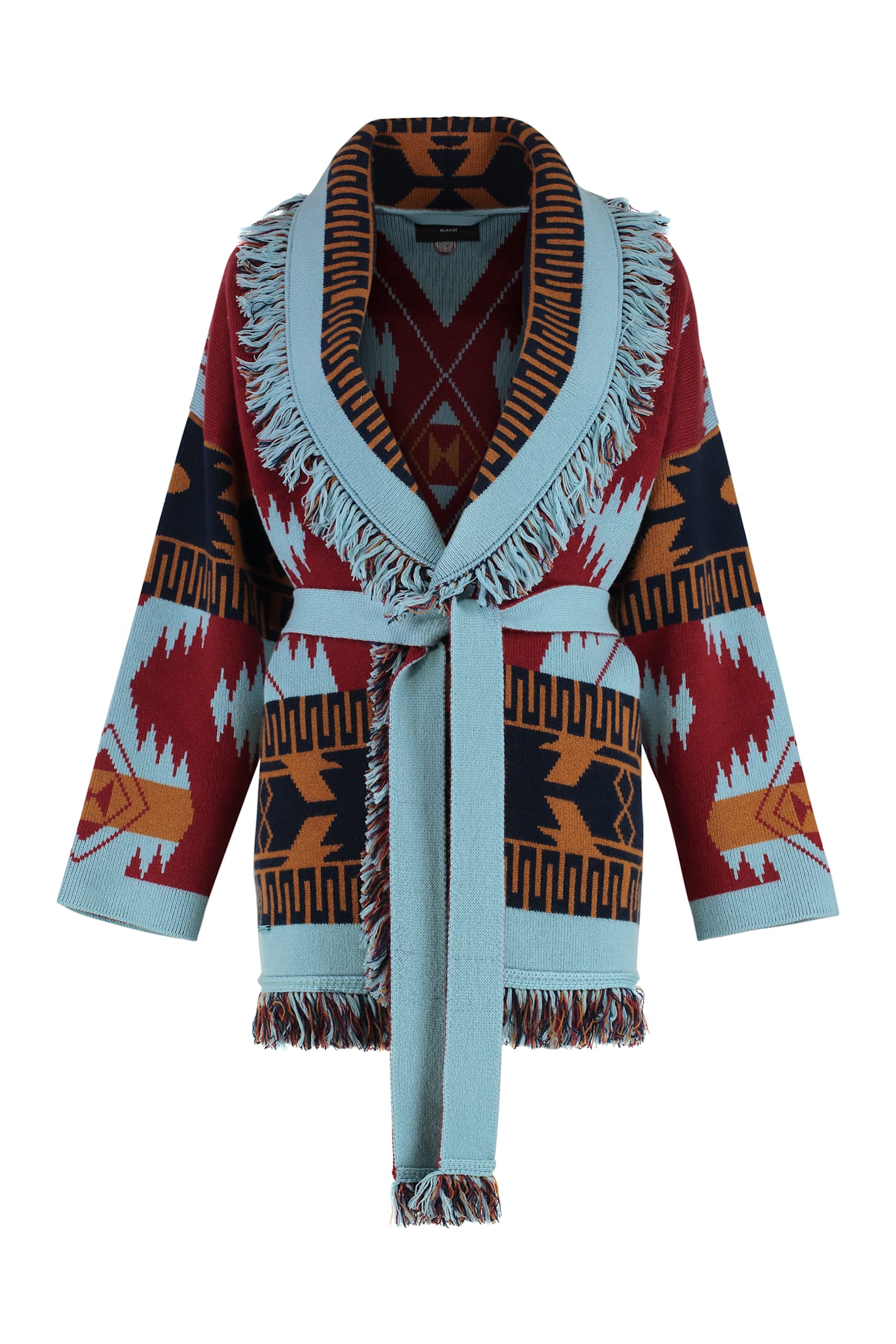 Alanui Women's Icon Jacquard Knit Cardigan | Size Medium | Lwhb064r25kni004 Color 2840 In Multi