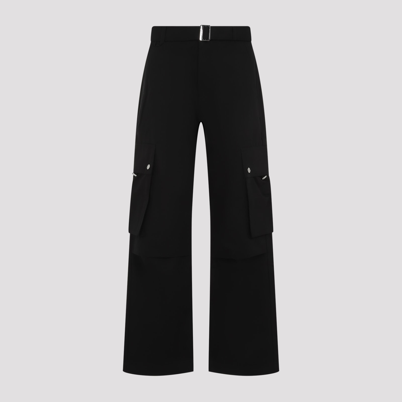 Jacquemus Straight Cargo Pants In Black