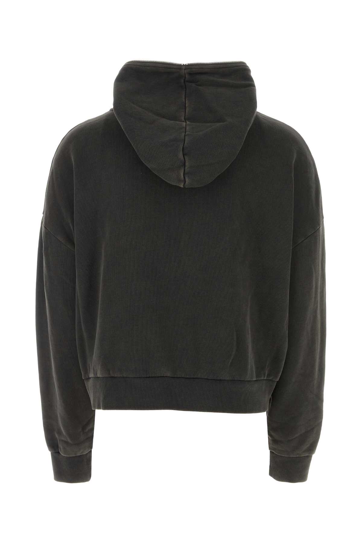 Entire Studios Slate Cotton Oversize Sweatshirt In Green