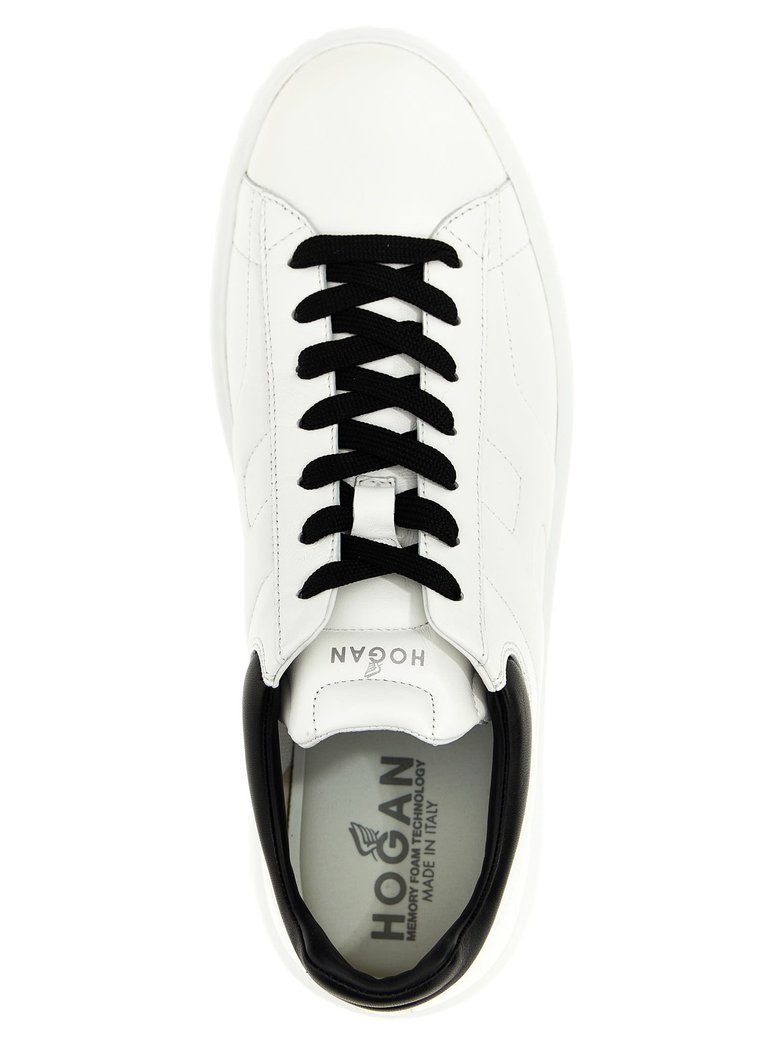 Hogan H-stripes Low-top Sneakers In White