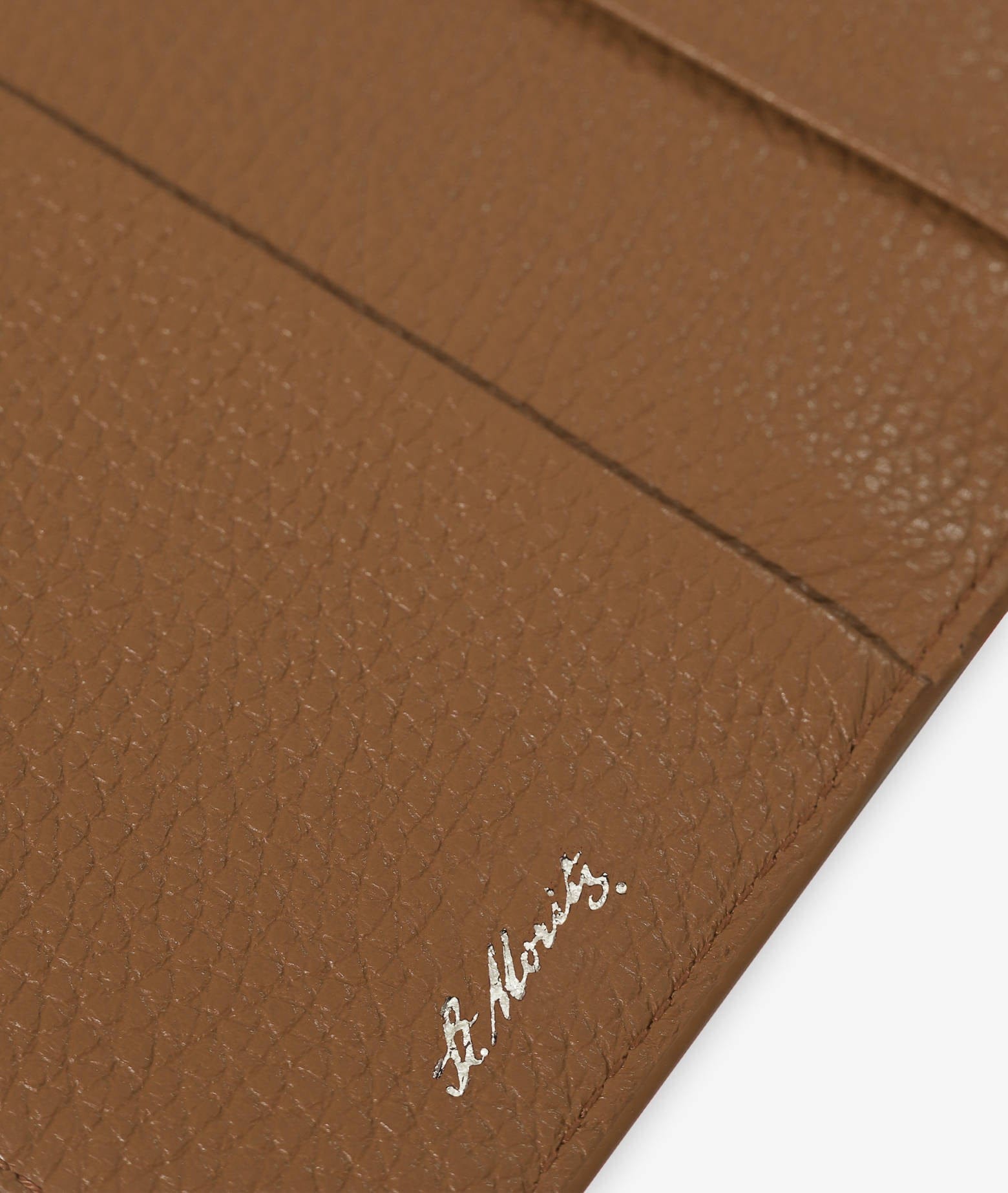 Larusmiani Vertical Card Holder St.moritz Wallet In Sienna