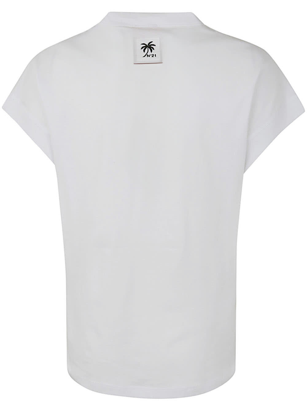 Shop N°21 Jersey T-shirt In Optic White