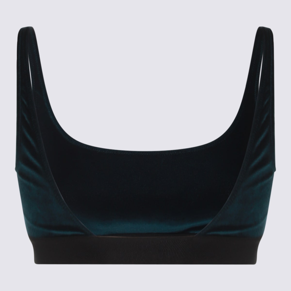 Shop Tom Ford Dark Green Top In Dark Emerald