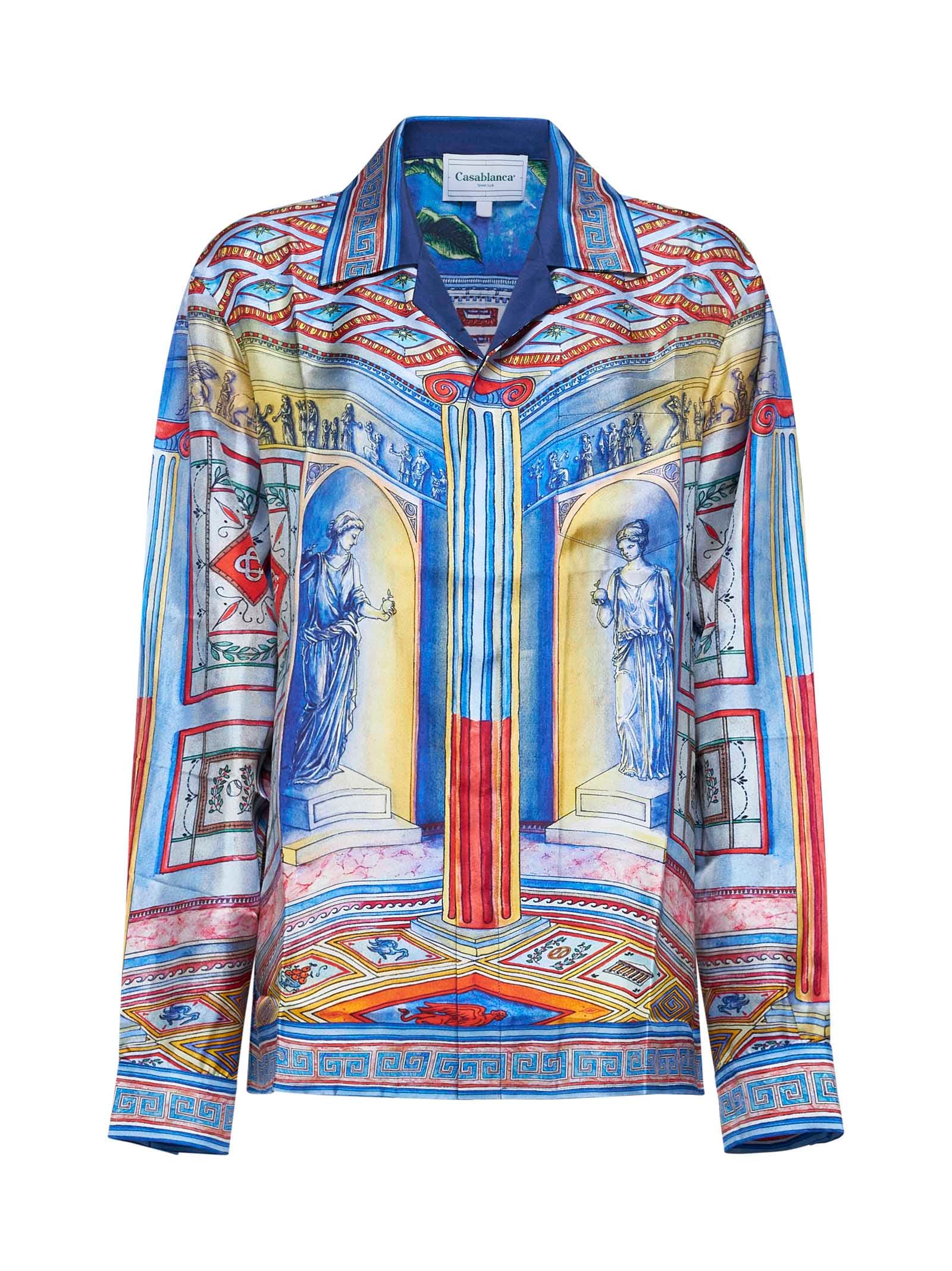 Shop Casablanca Shirt In Le Temple