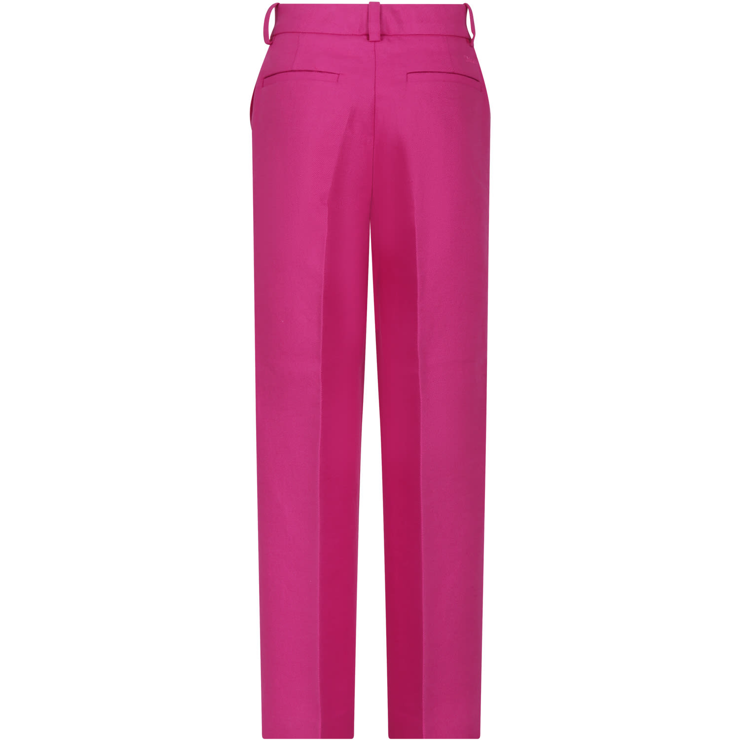 Shop Chloé Elegant Fuchsia Trousers For Girl In Rosa