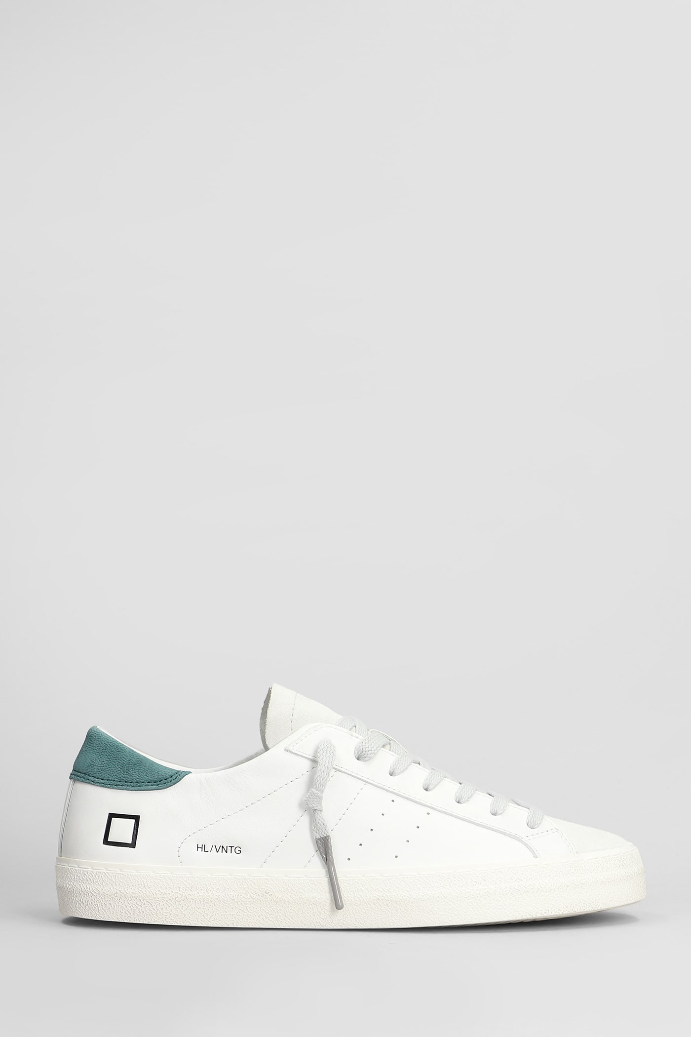 Shop Date Hill Low Sneakers In White Suede And Leather