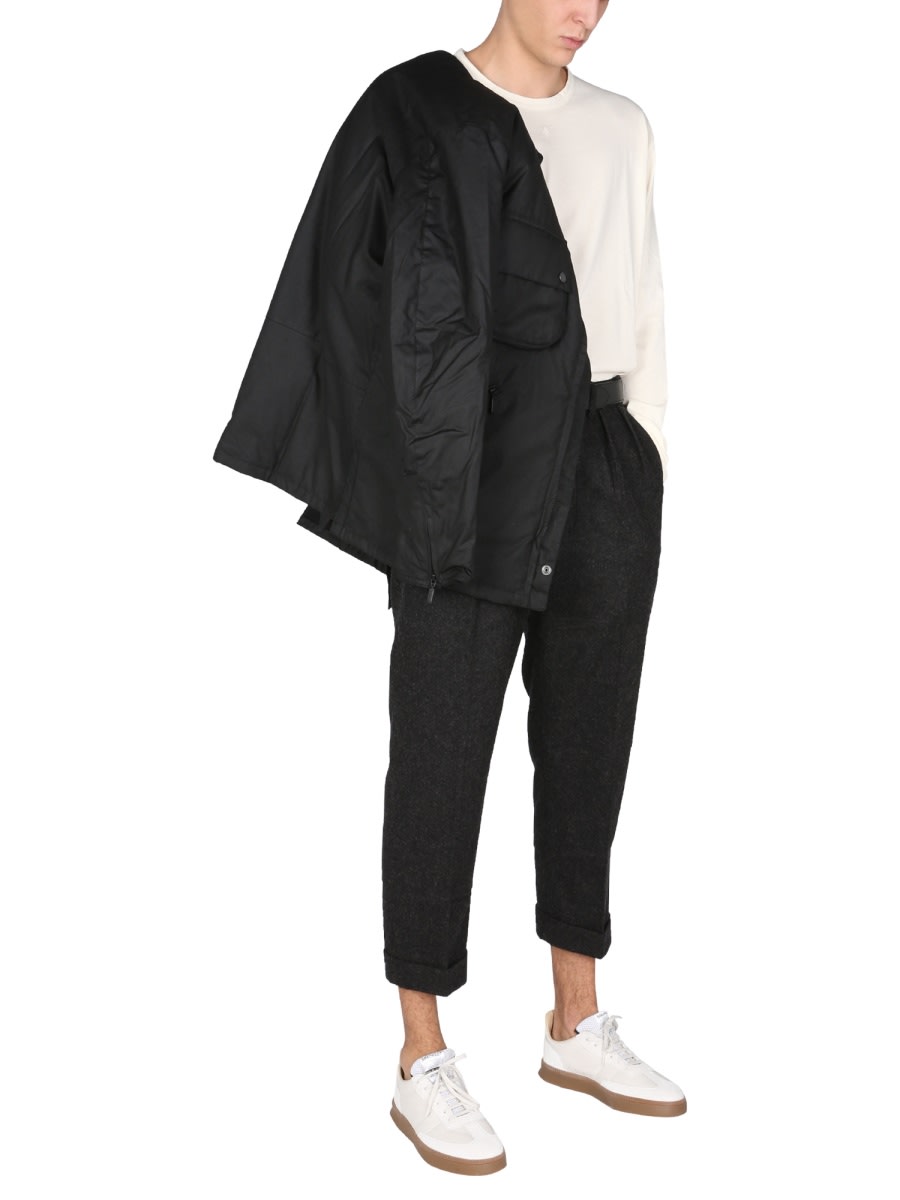 Barbour Multi-pocket Zip-up Jacket In Black