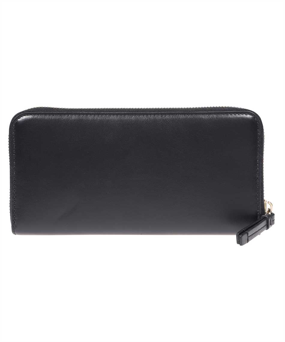 Shop Chloé Leather Zip Around Wallet In Black