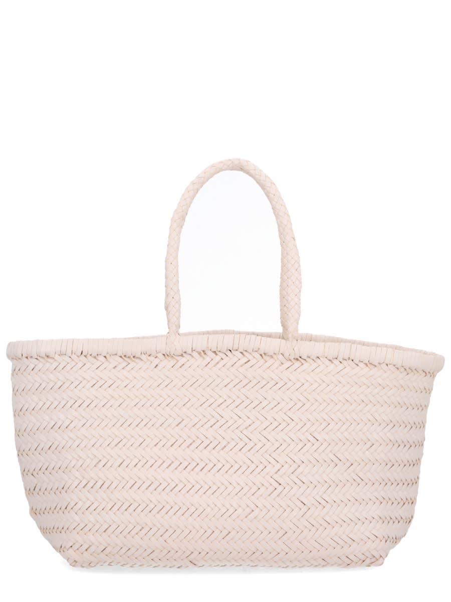 Dragon Diffusion Woven Tote Bag Braided Handles In Neutral