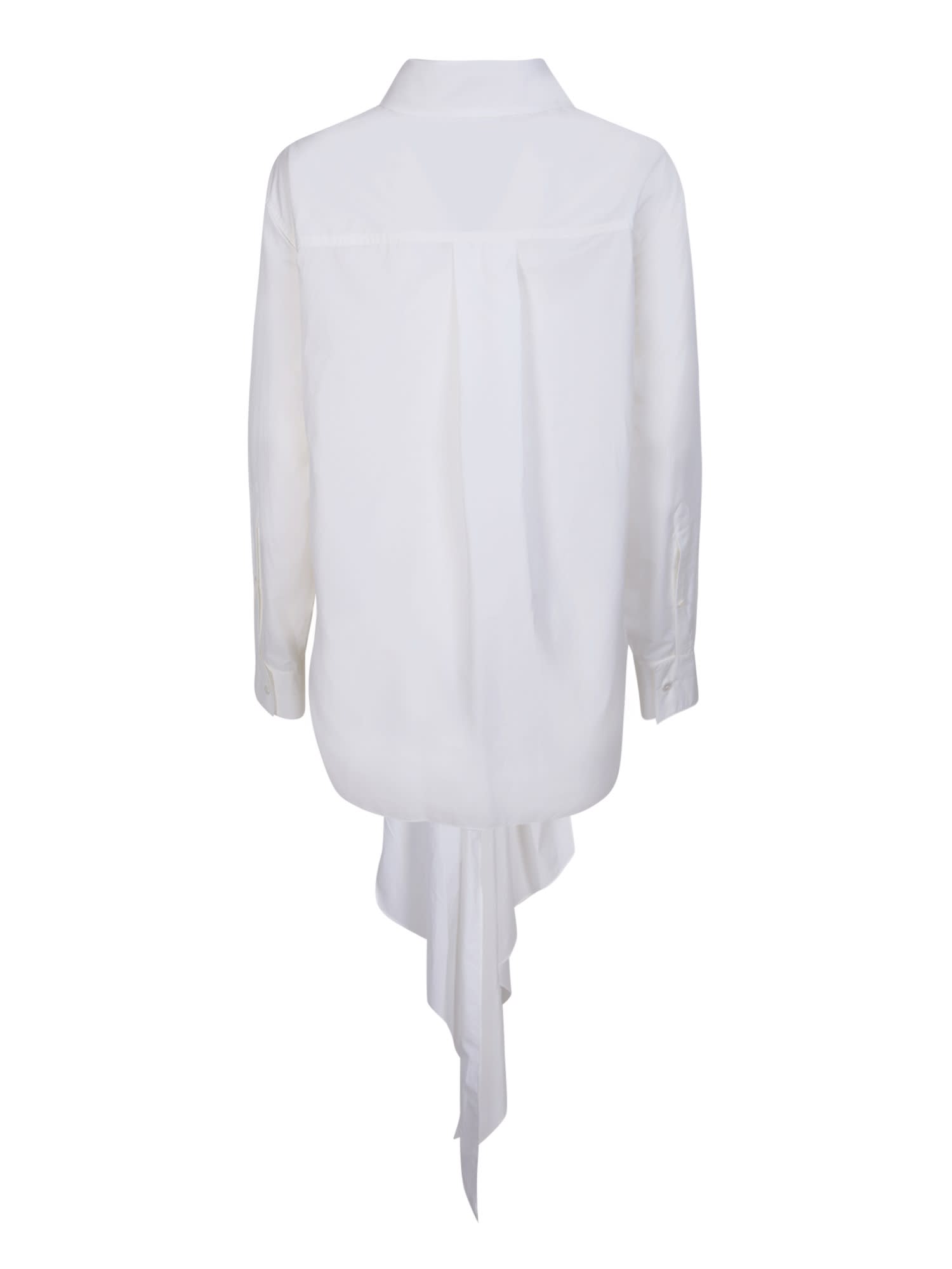 Shop Quira White Oversize Shirt