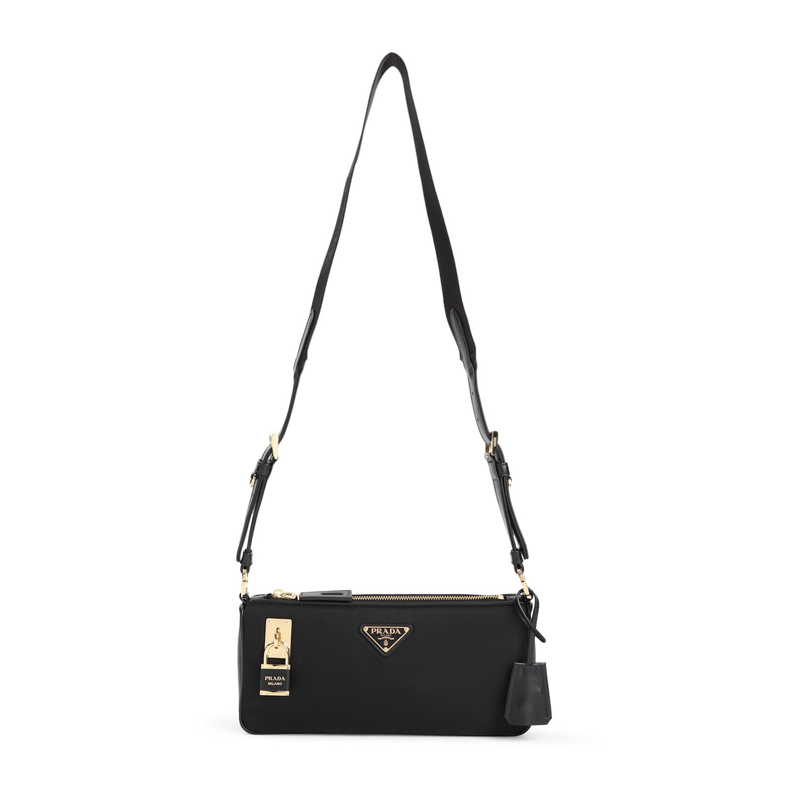Prada Small Re-nylon Shoulder Bag In Nero