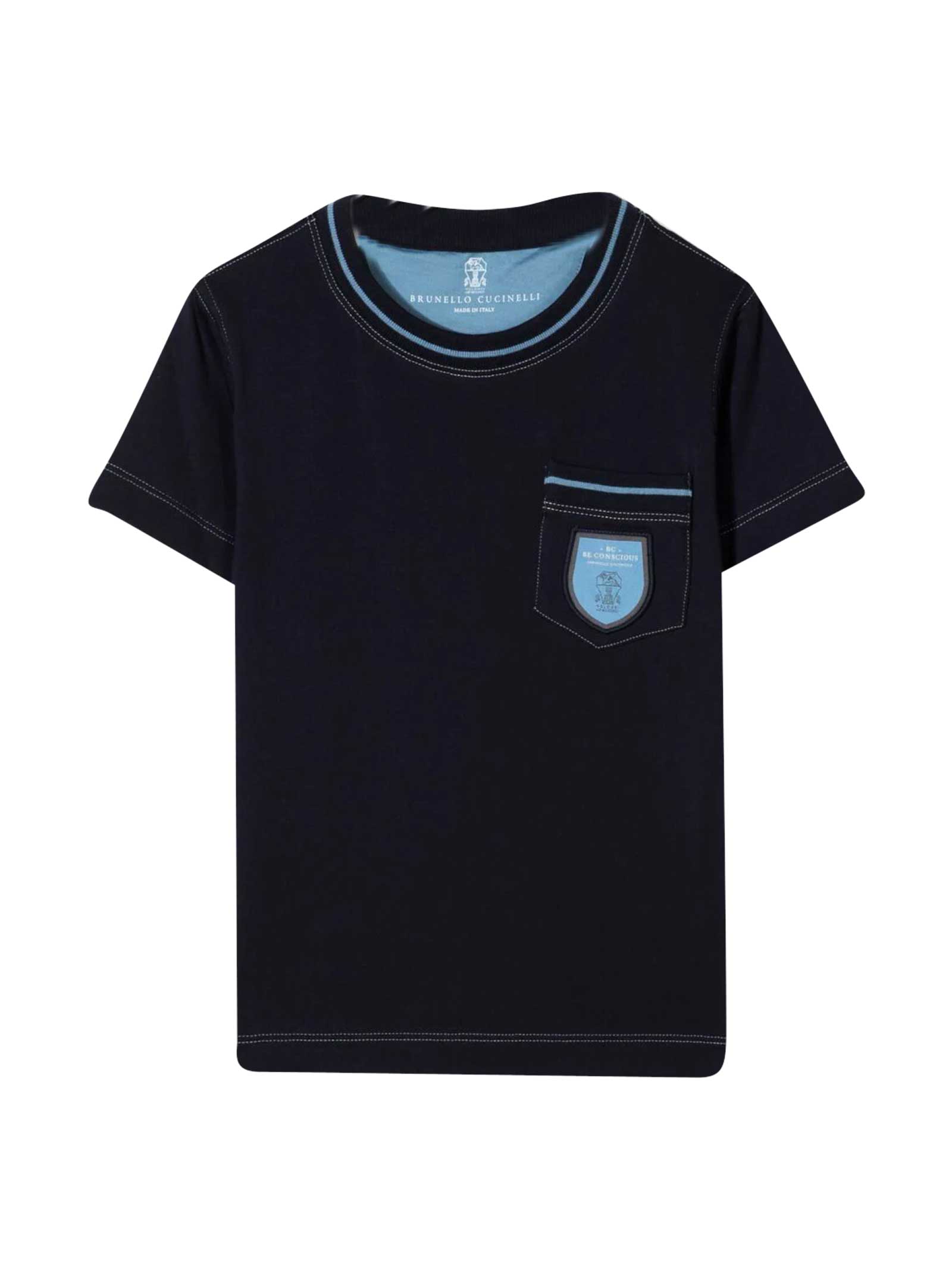Brunello Cucinelli Blue T-shirt