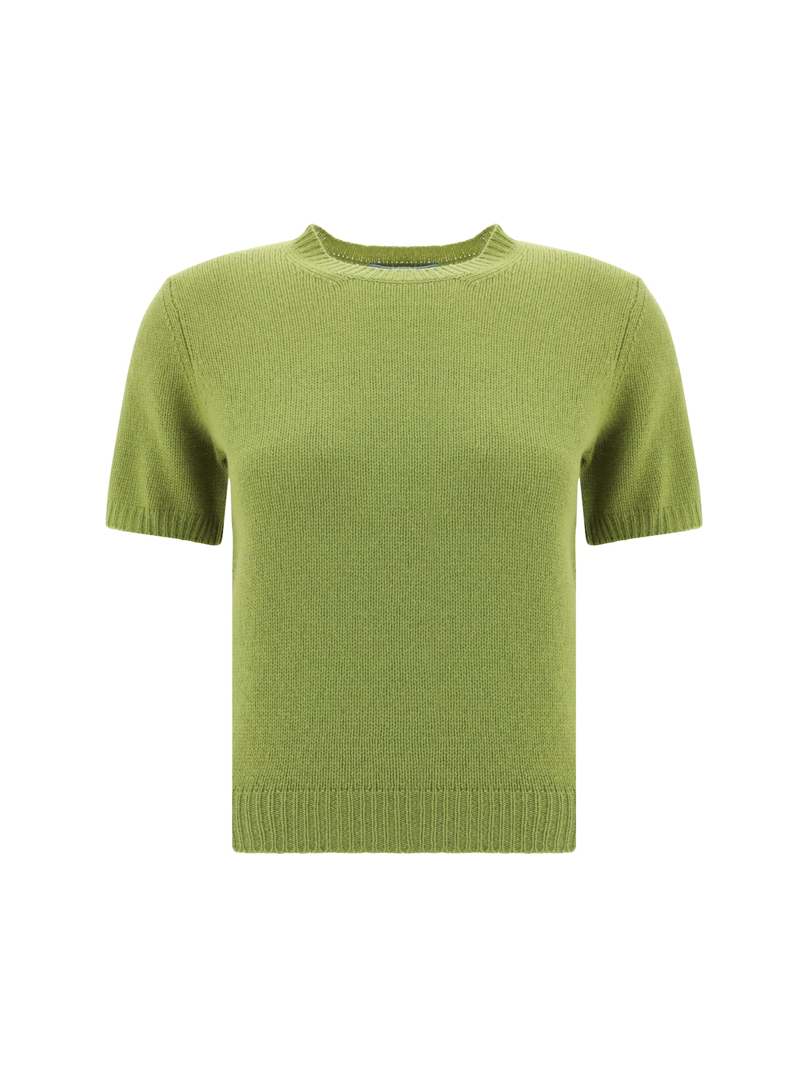 Shop Prada Sweater In Pistacchio