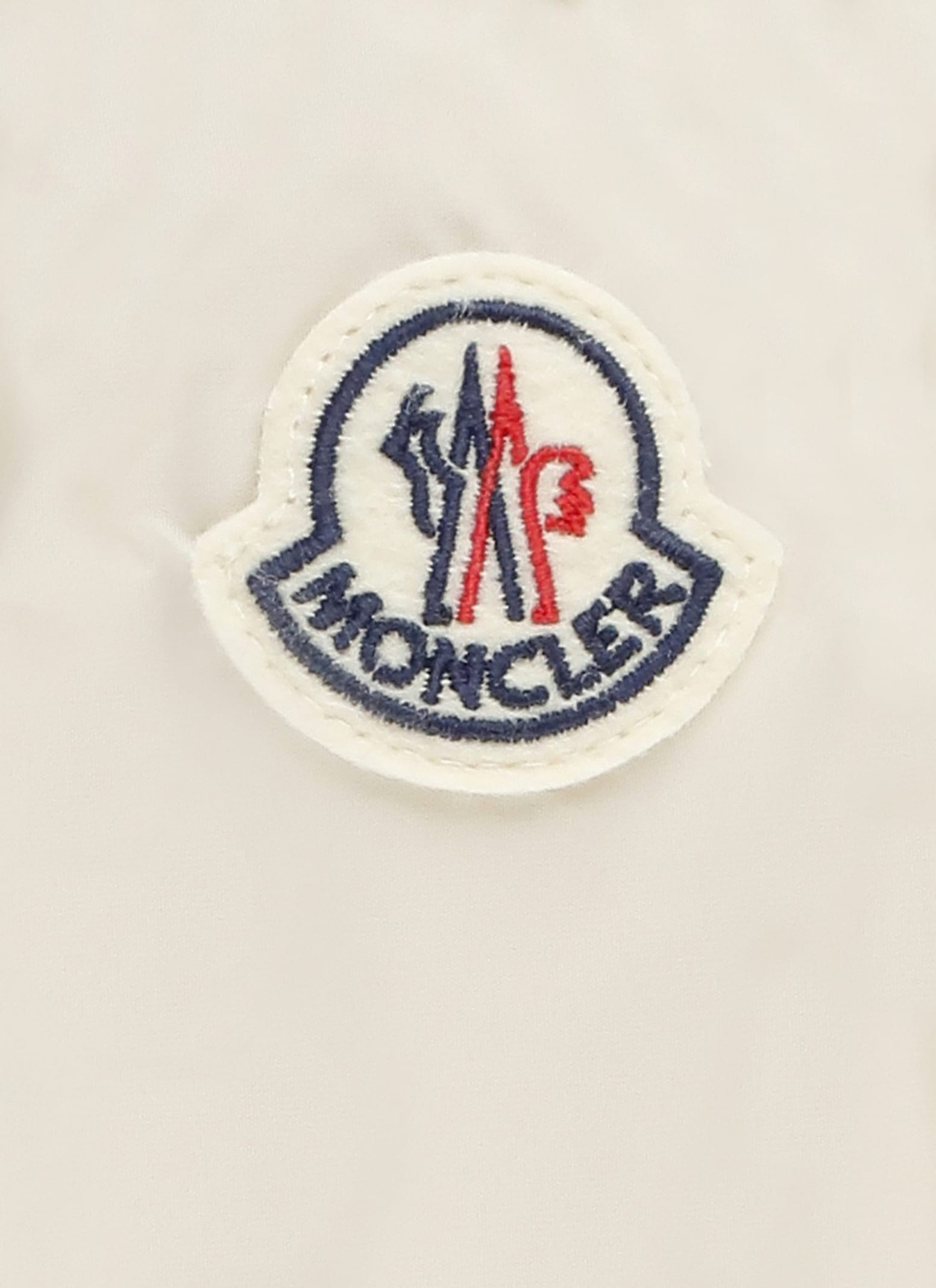 Moncler Jacket Kids Color Ivory In Neutral
