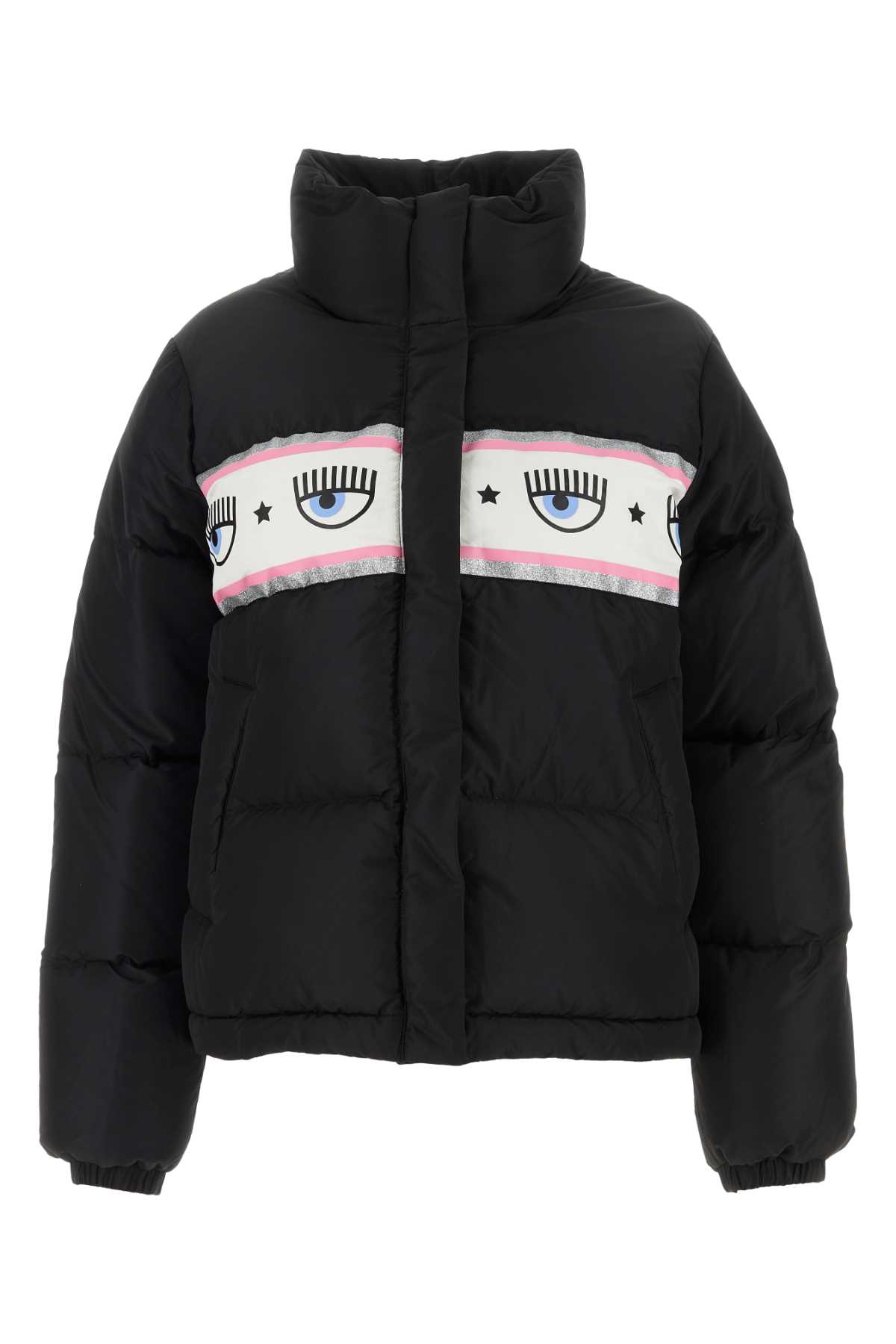 Black Polyester Down Jacket