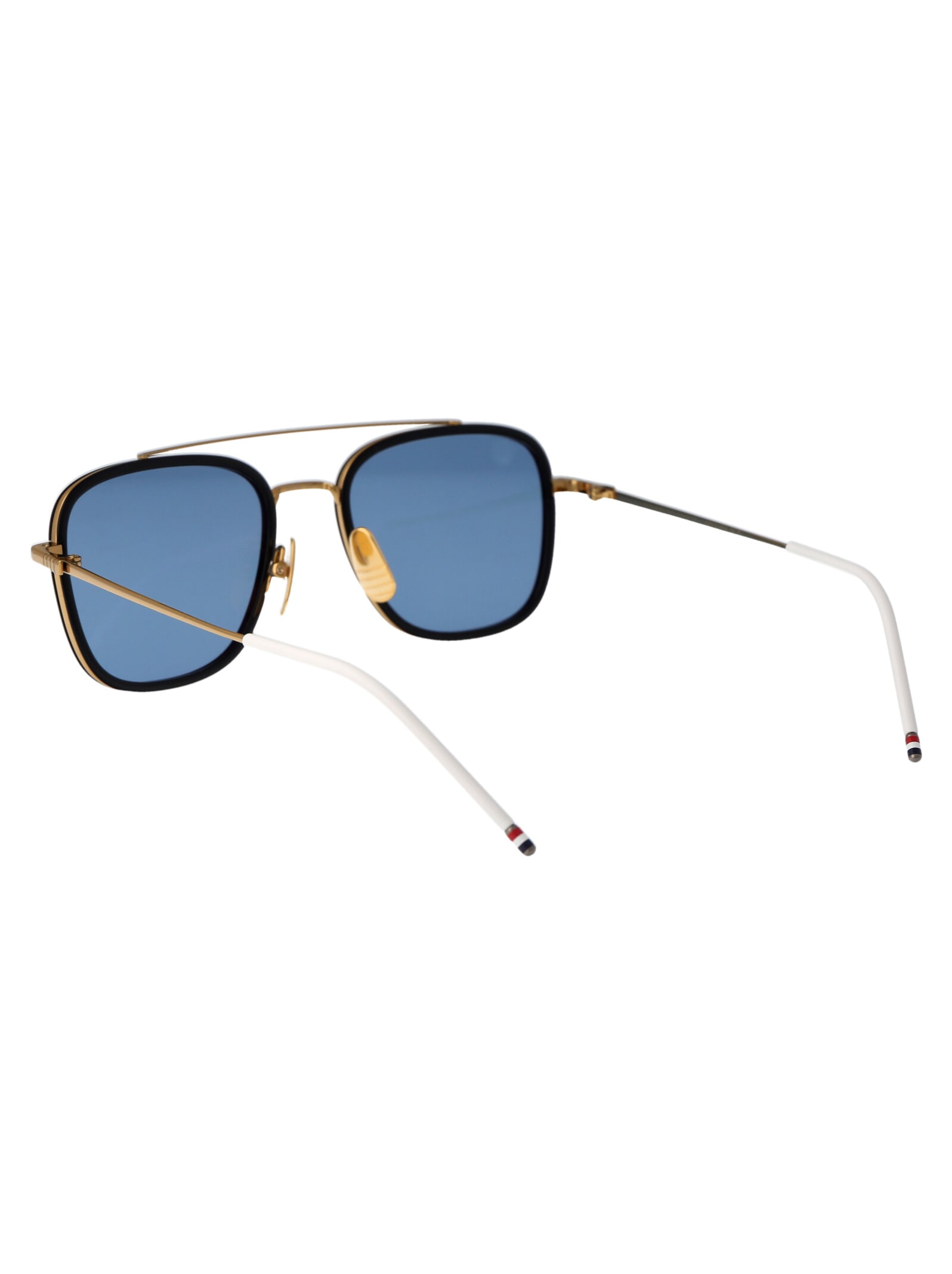Shop Thom Browne Ues800a-g0003-415-51 Sunglasses In 415 Navy