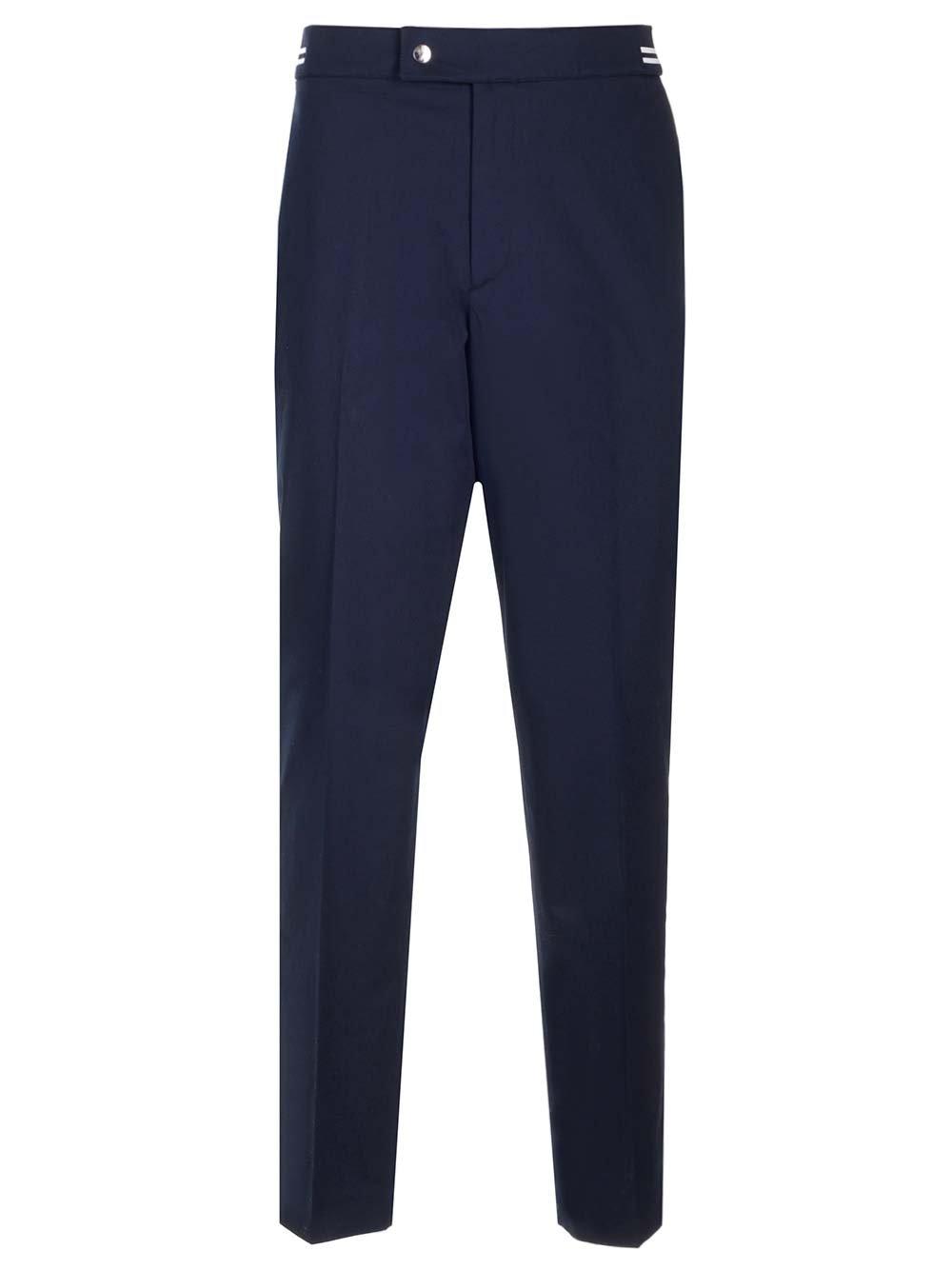 MONCLER GRENOBLE BUTTON DETAILED STRAIGHT-LEG TROUSERS