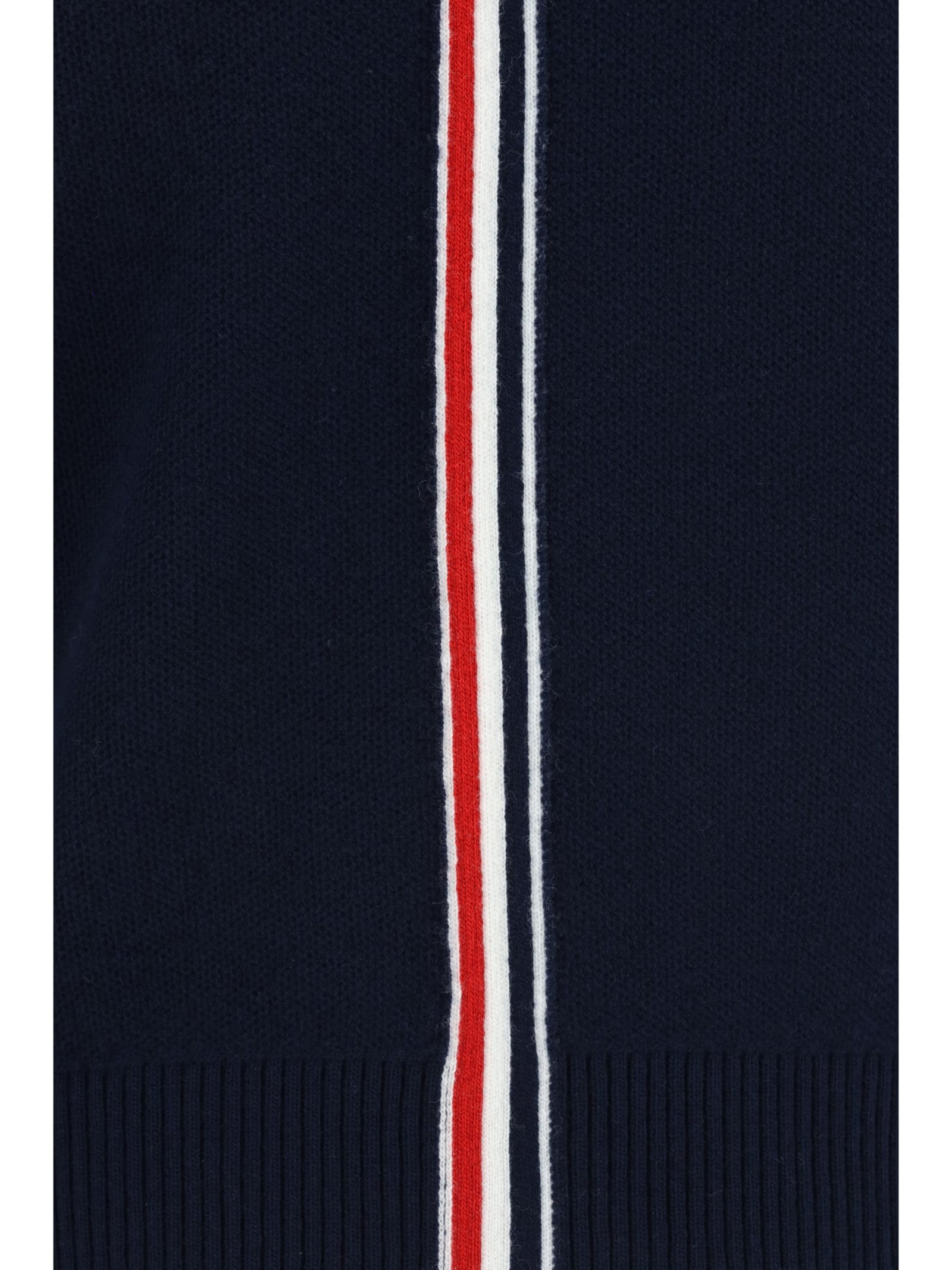 Shop Thom Browne Sweater In Navy