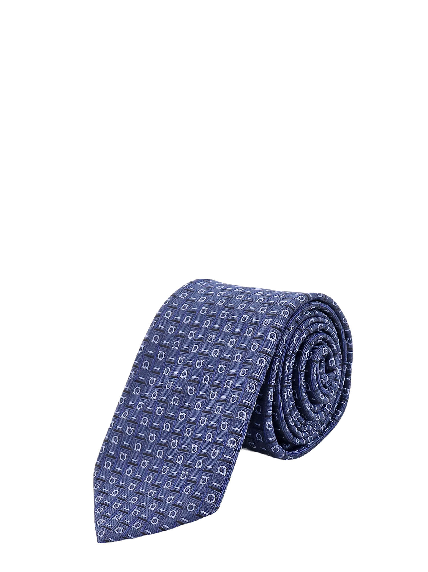 Shop Ferragamo Tie In Blue