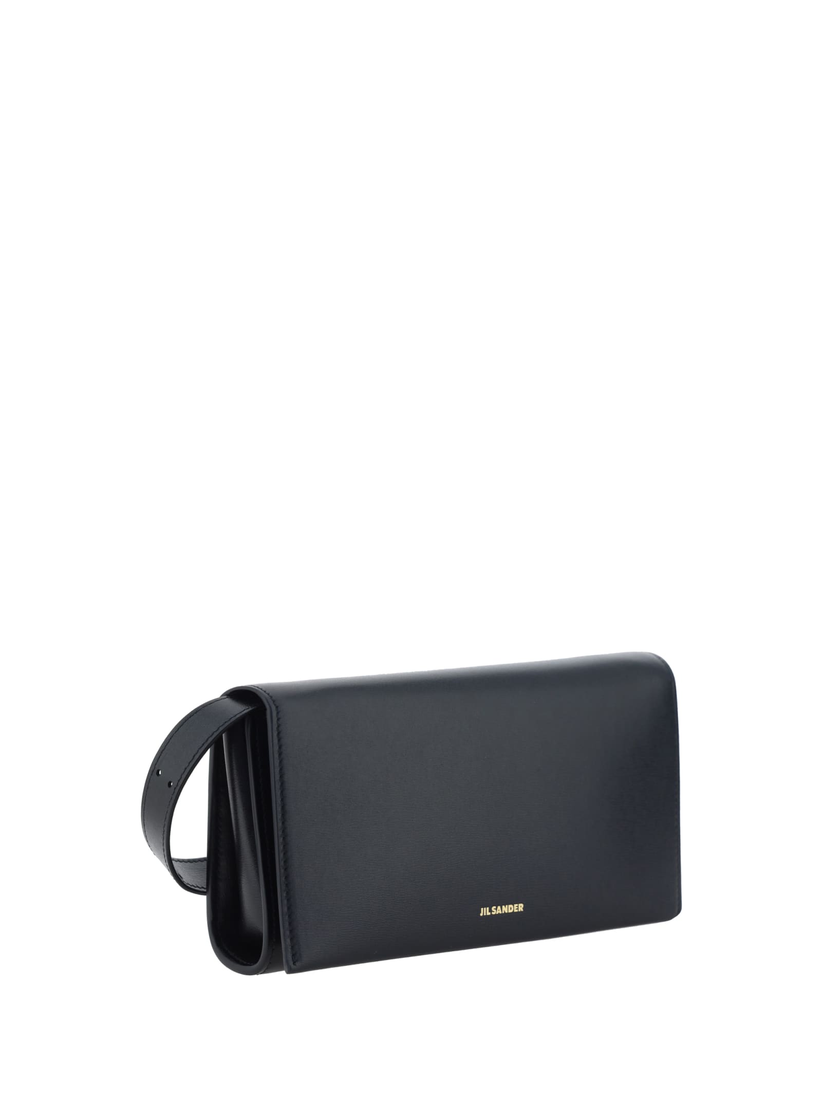 Shop Jil Sander All-day Shoulder Bag In Black