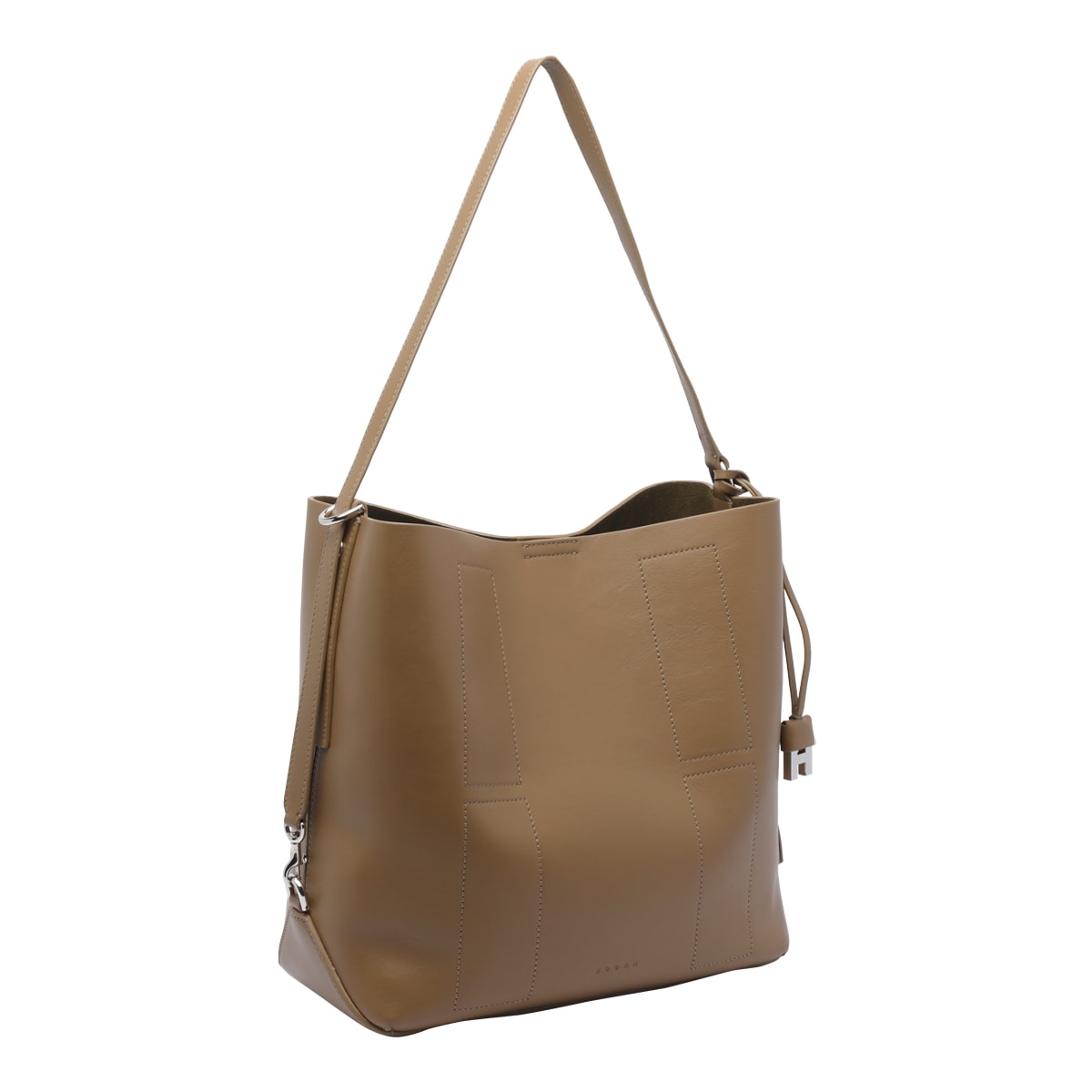 Hogan Shopper Shoulder Bag Top Handle In Brown